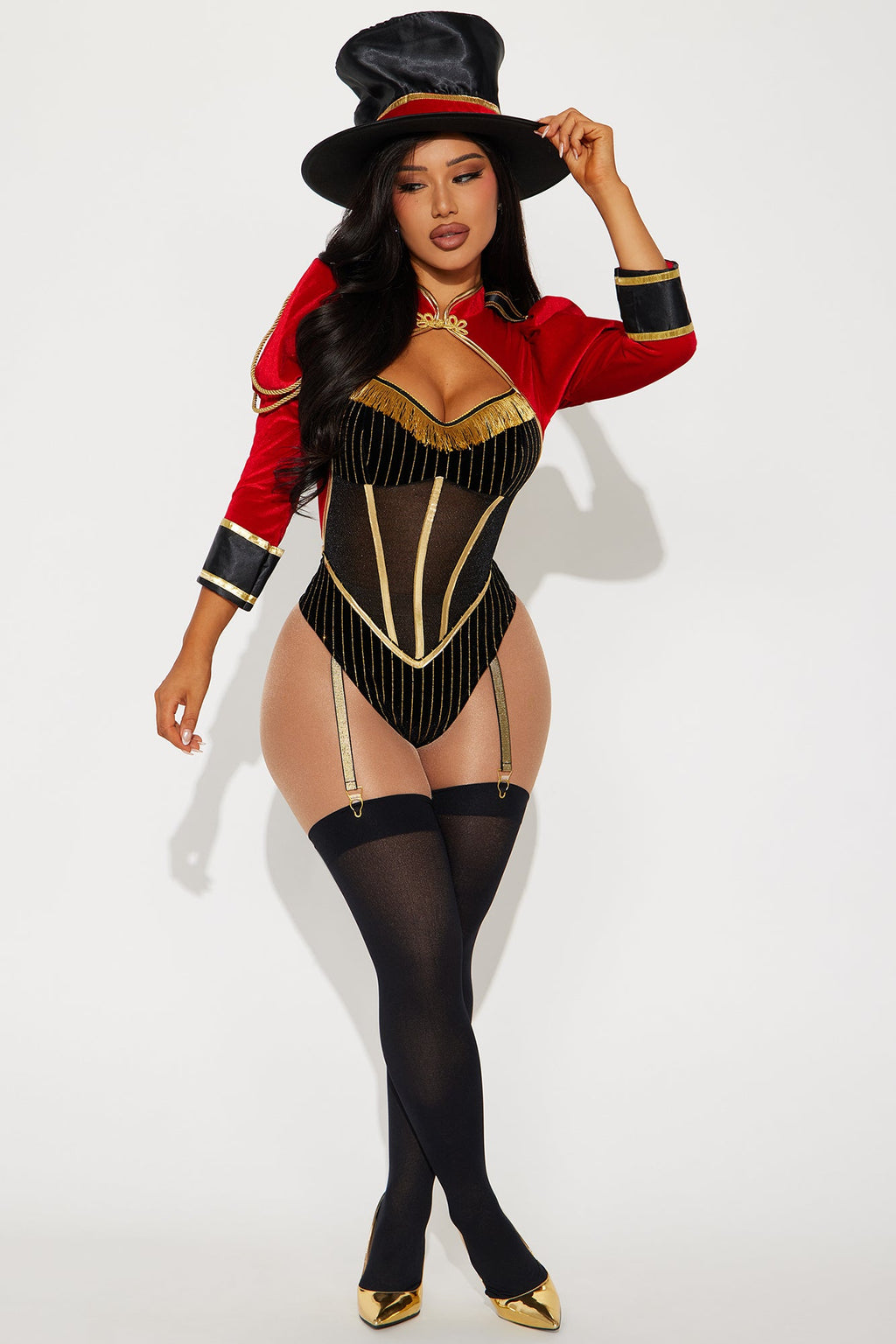 Ring Master Babe 2 Piece Costume Set - Multi Color