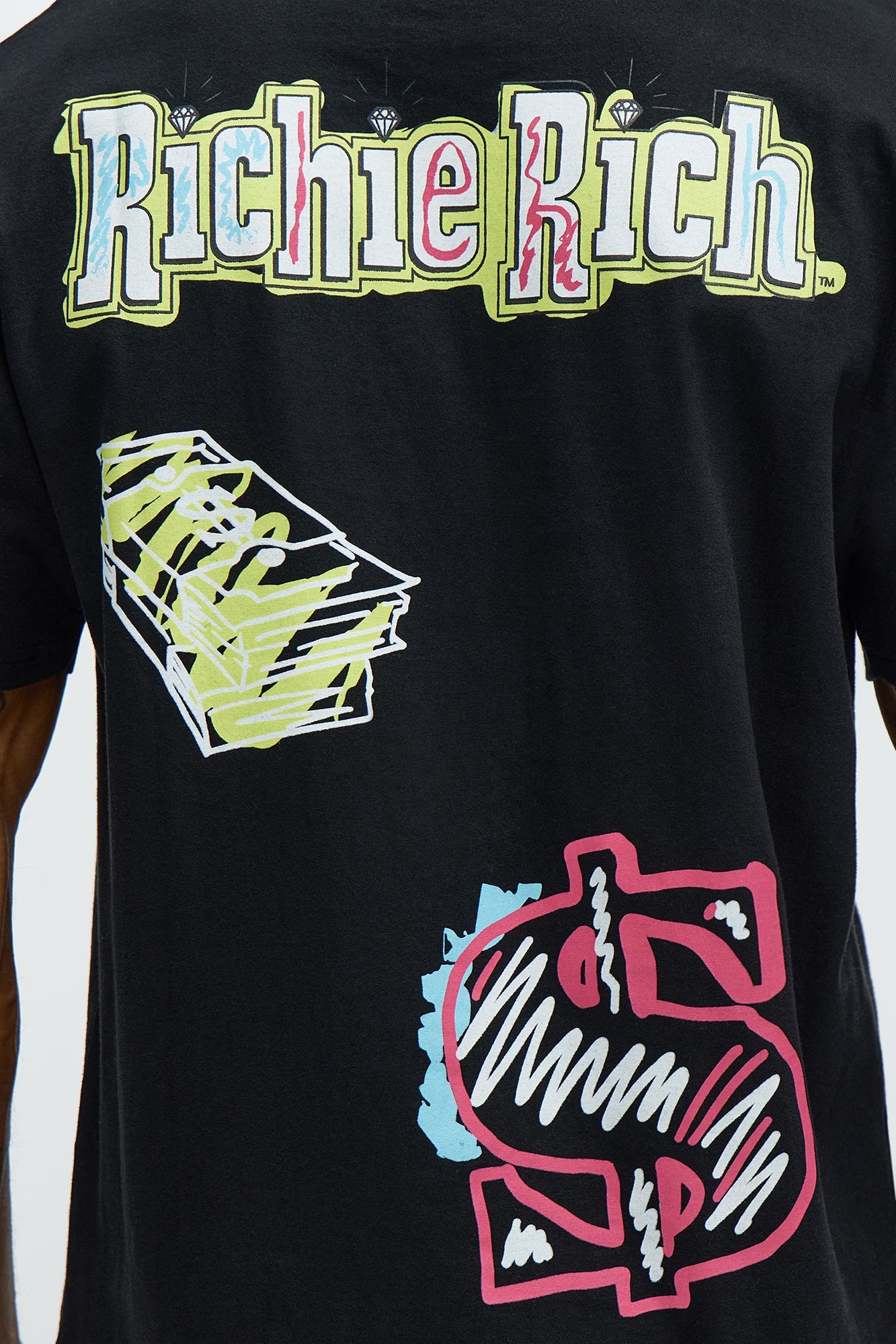 Richie Rich $ign Short Sleeve Tee - Black