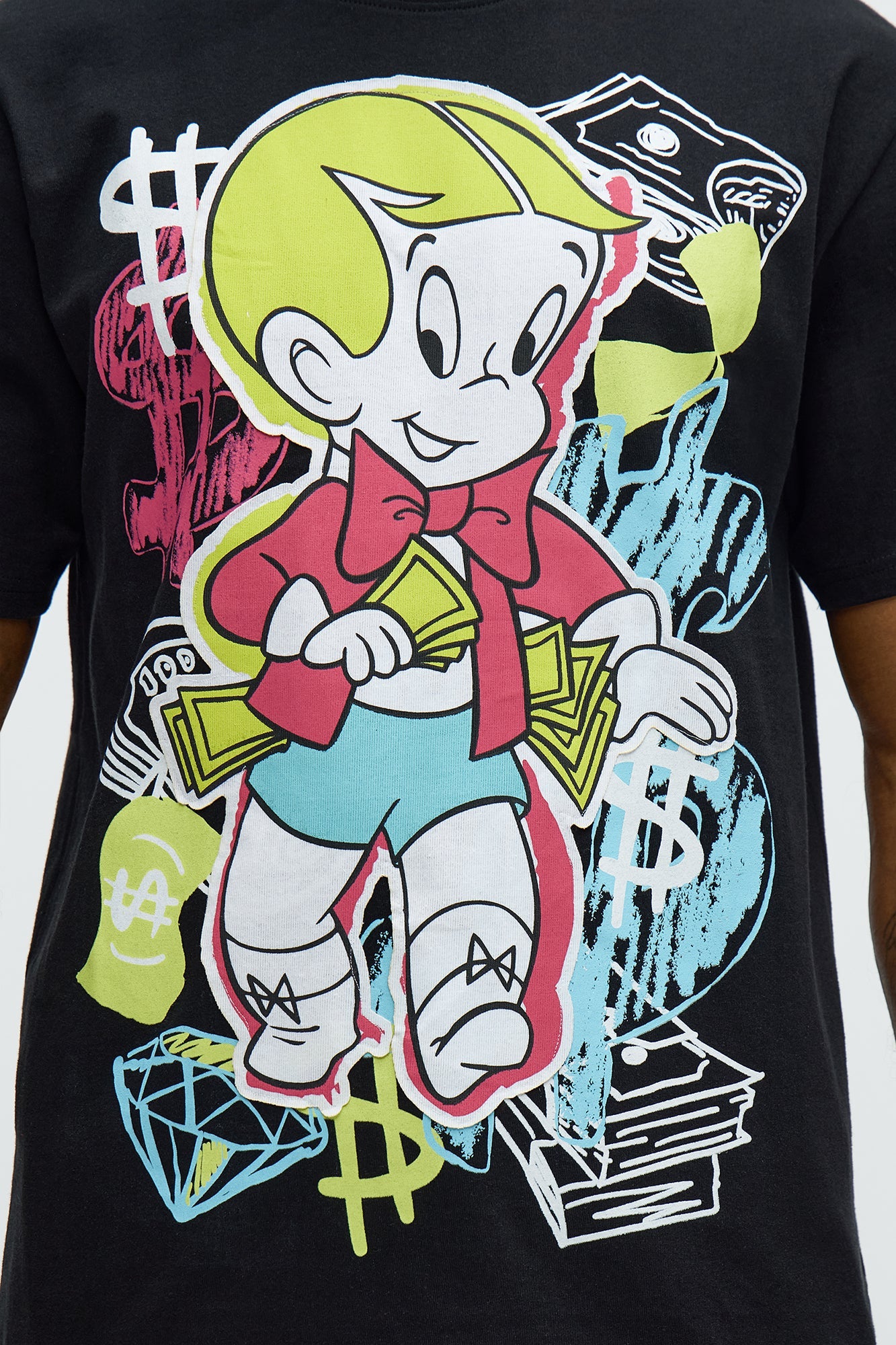 Richie Rich $ign Short Sleeve Tee - Black