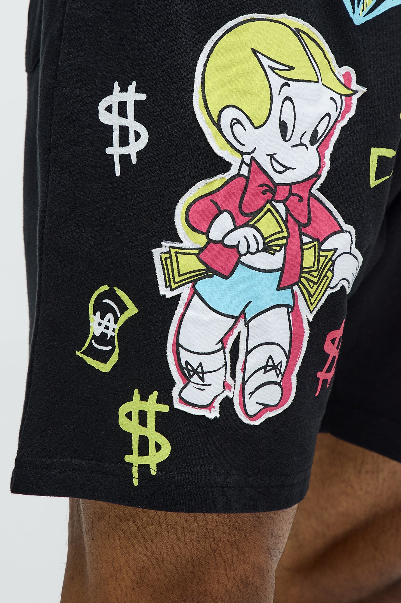 Richie Rich $ign Sweatshorts - Black