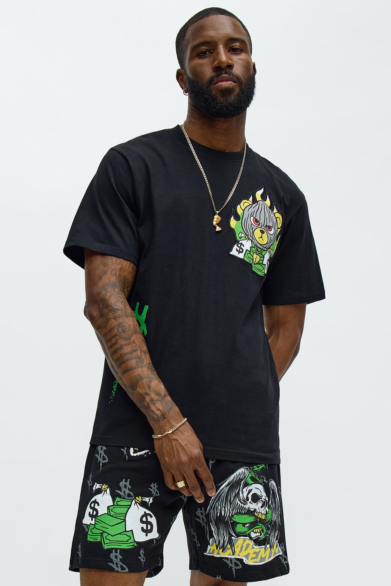 Paper Chaser Academy Short Sleeve Tee - Black