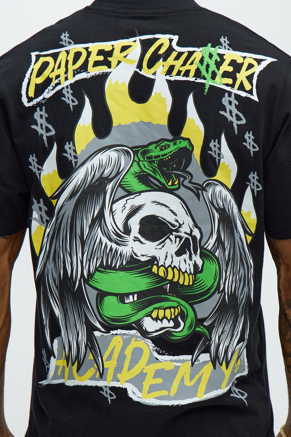 Paper Chaser Academy Short Sleeve Tee - Black