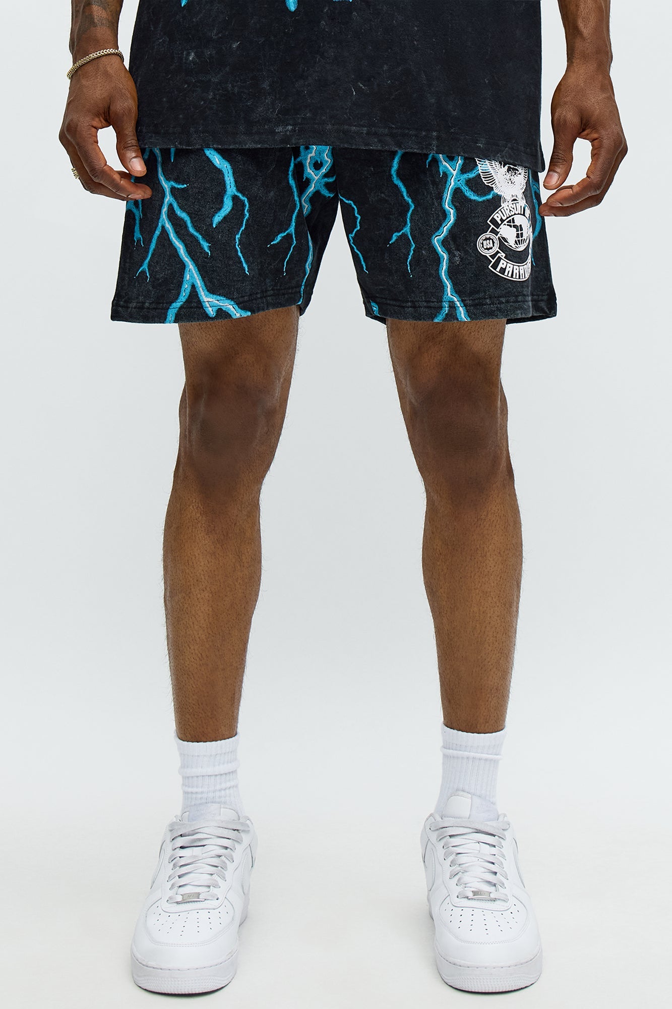 Thunder Bird Sweatshorts - Black