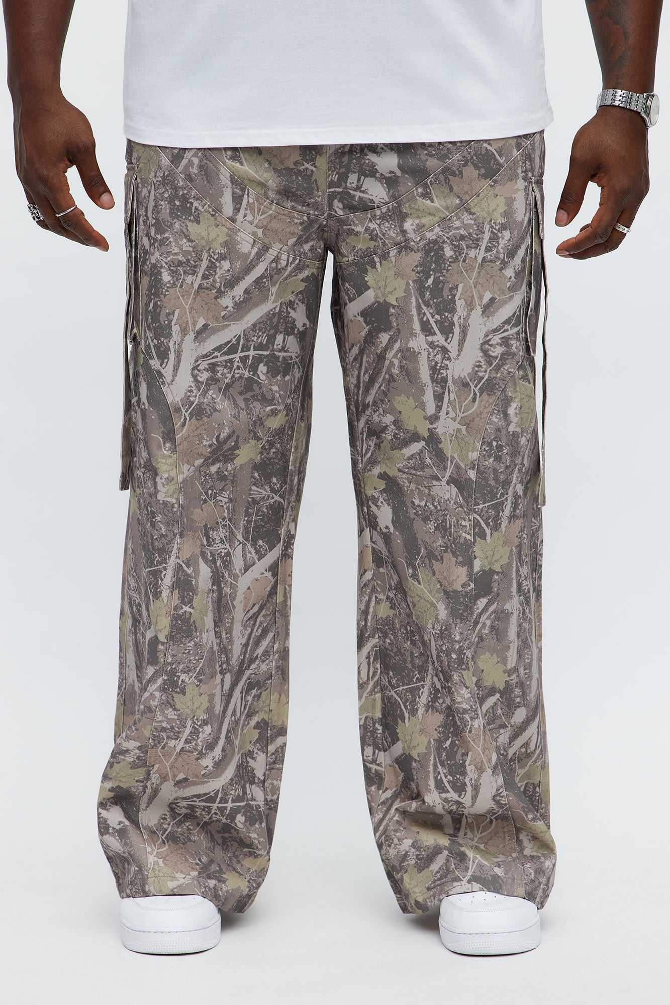 Relaxed Straight No More Waiting Cargo Pants - Brown/combo