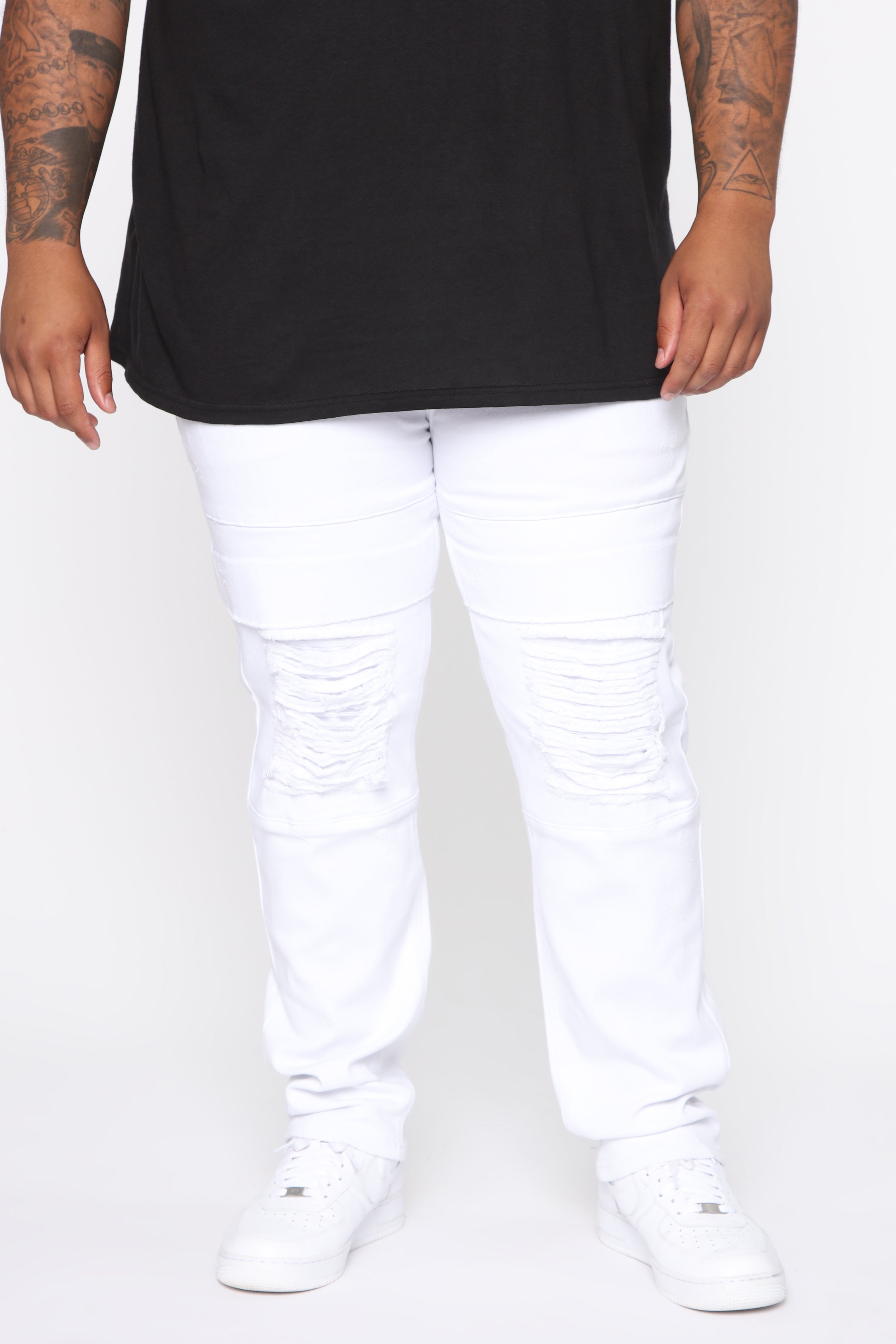 Reel It In Skinny Jean - White