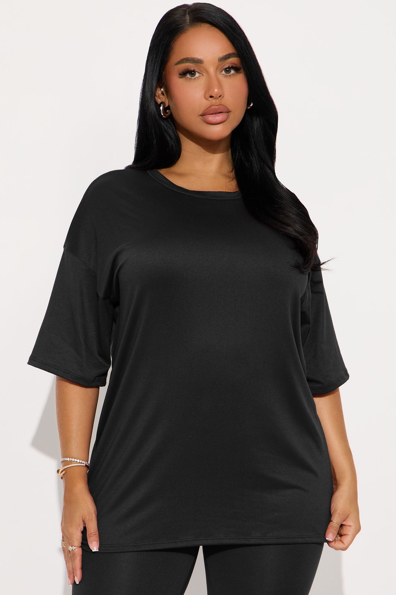 Weekend Vibes Capri Set - Black