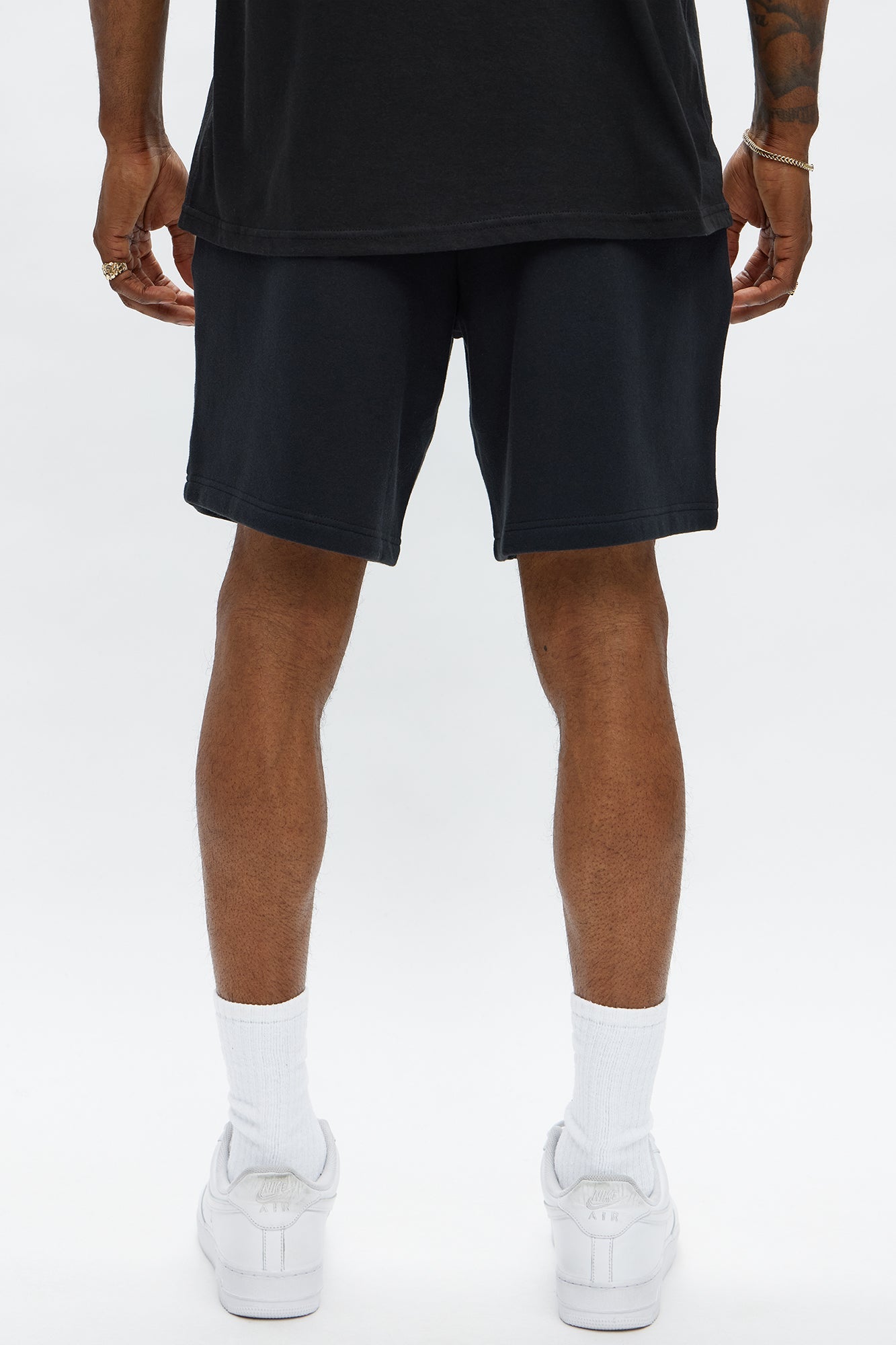 Angel Star 666 Sweatshort - Black