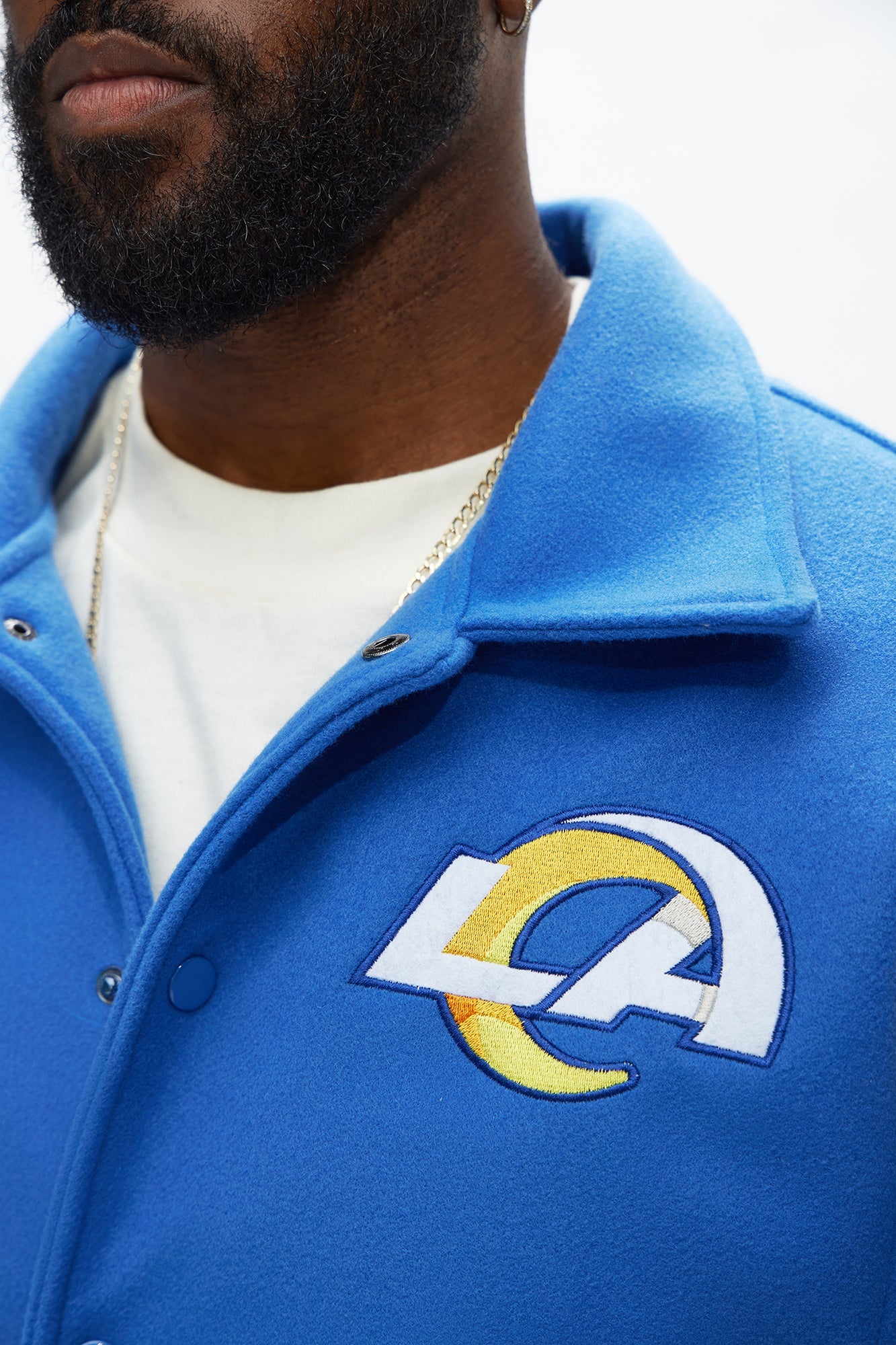 Rams Air Supremacy Jacket - Gold/Blue