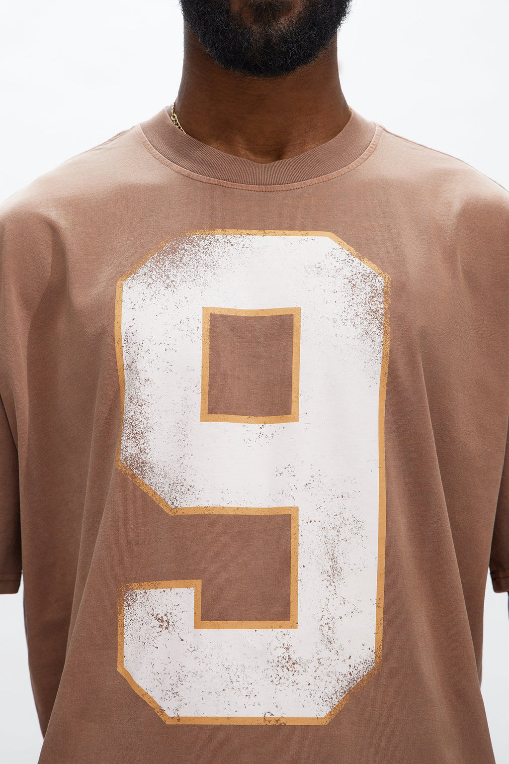 Put Me On Coach Oversized Short Sleeve Tee - Brown
