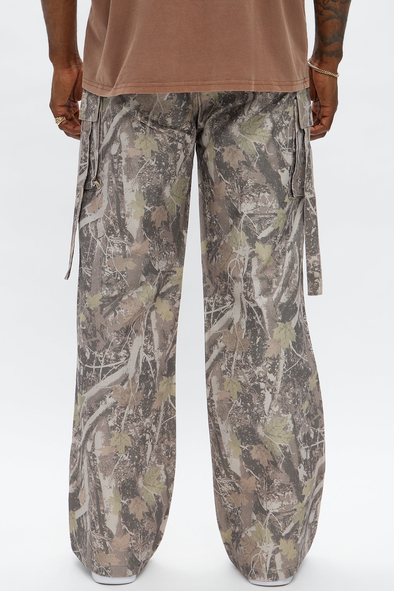 Relaxed Straight No More Waiting Cargo Pants - Brown/combo