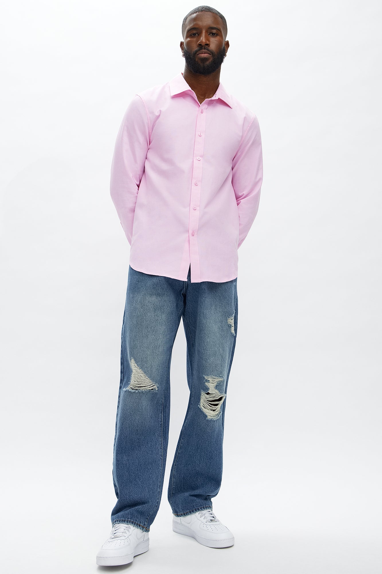 Straight Get To Know Me Ripped Jeans - Dark Wash