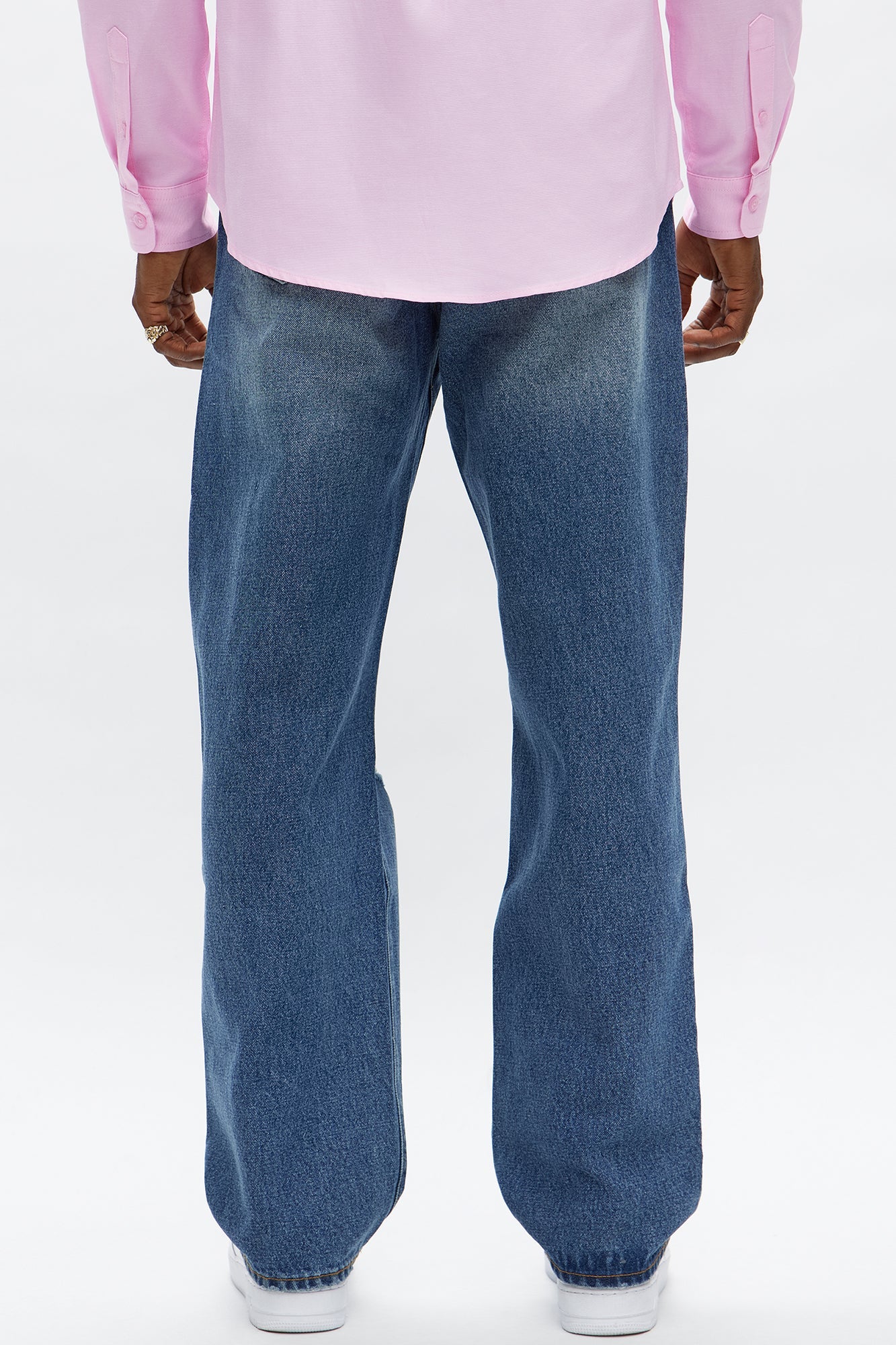 Straight Get To Know Me Ripped Jeans - Dark Wash