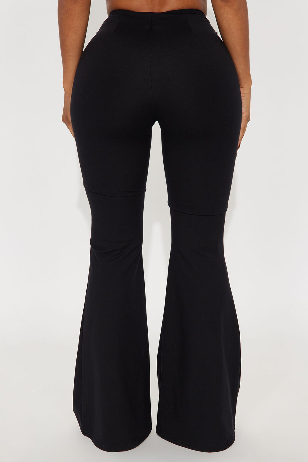 A Little Too Late Mid Rise Flare Pant 34 - Black