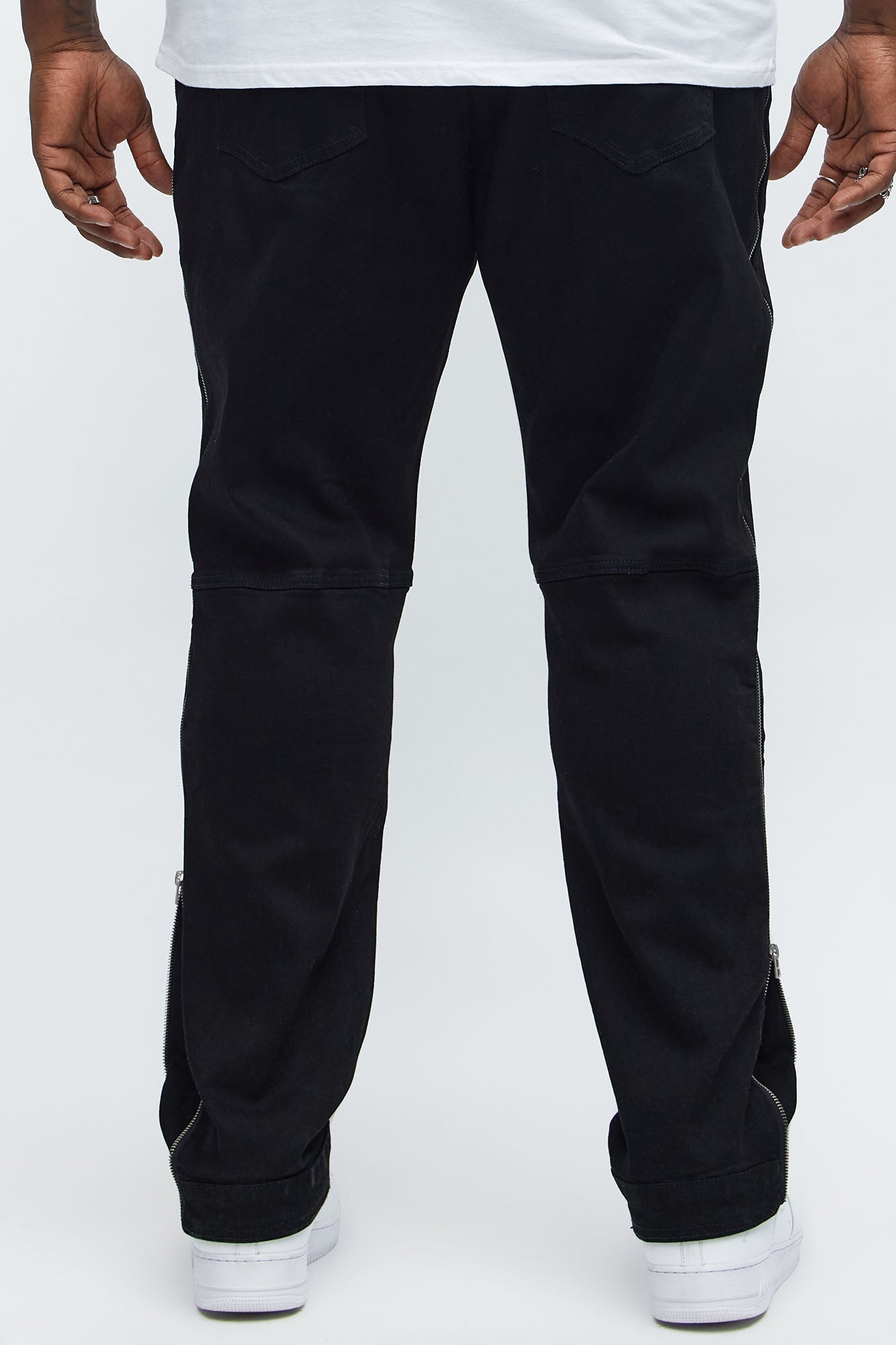 Slim Convertible Zip Me Down Jeans - Black