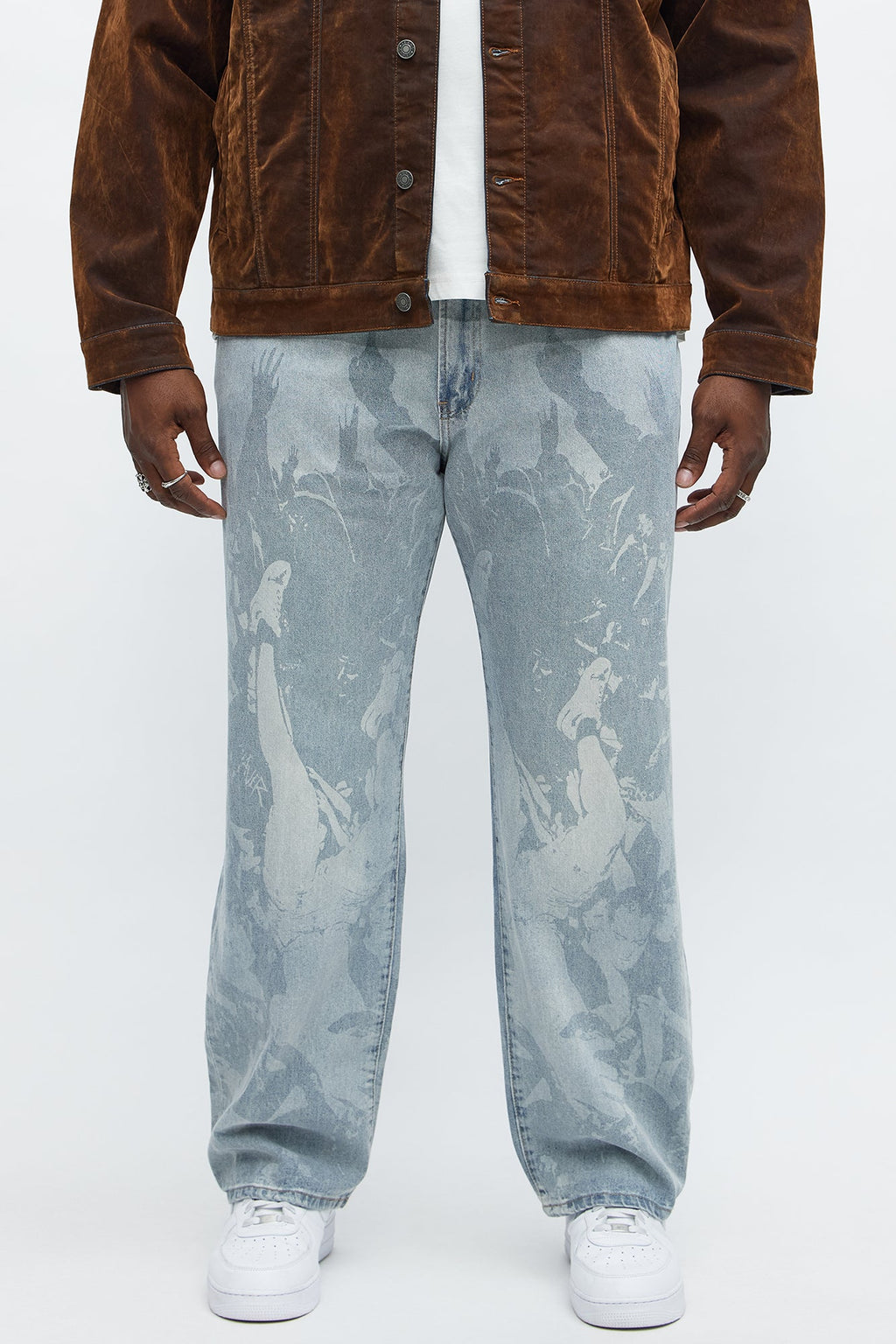 Straight Perspective Jeans - Light Blue Wash
