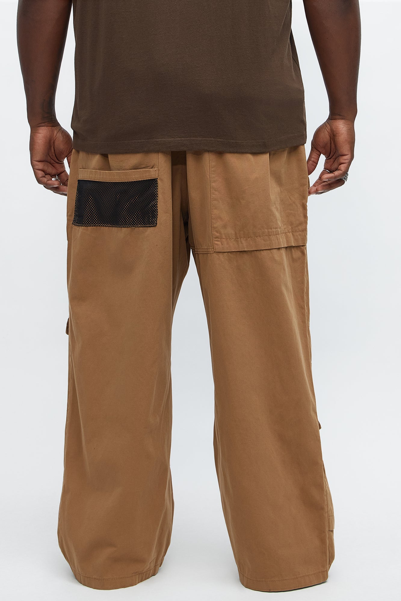 Baggy Lester Cargo Pants - Brown