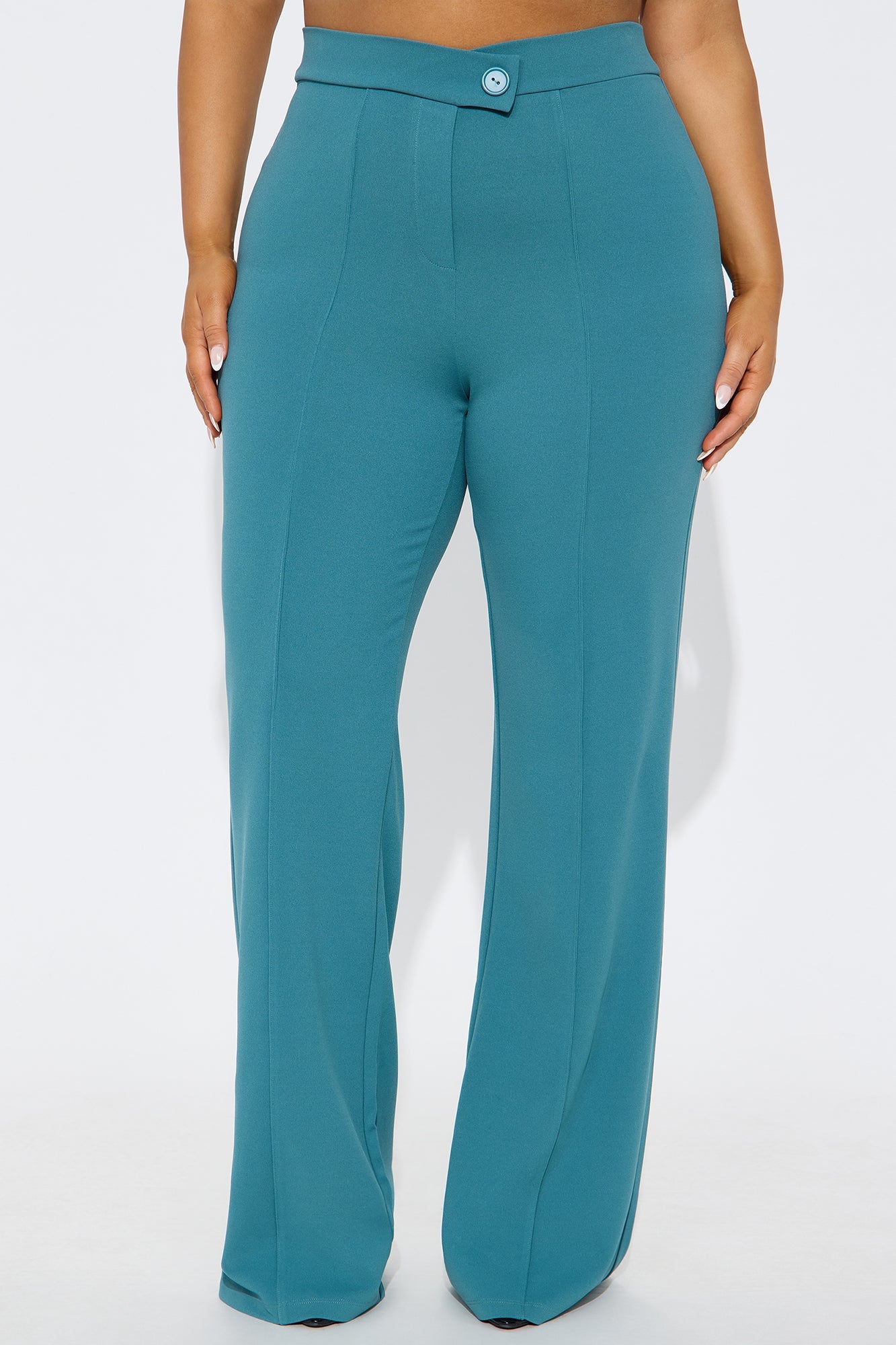 Call It Even Wide Leg Dress Pants - Jade