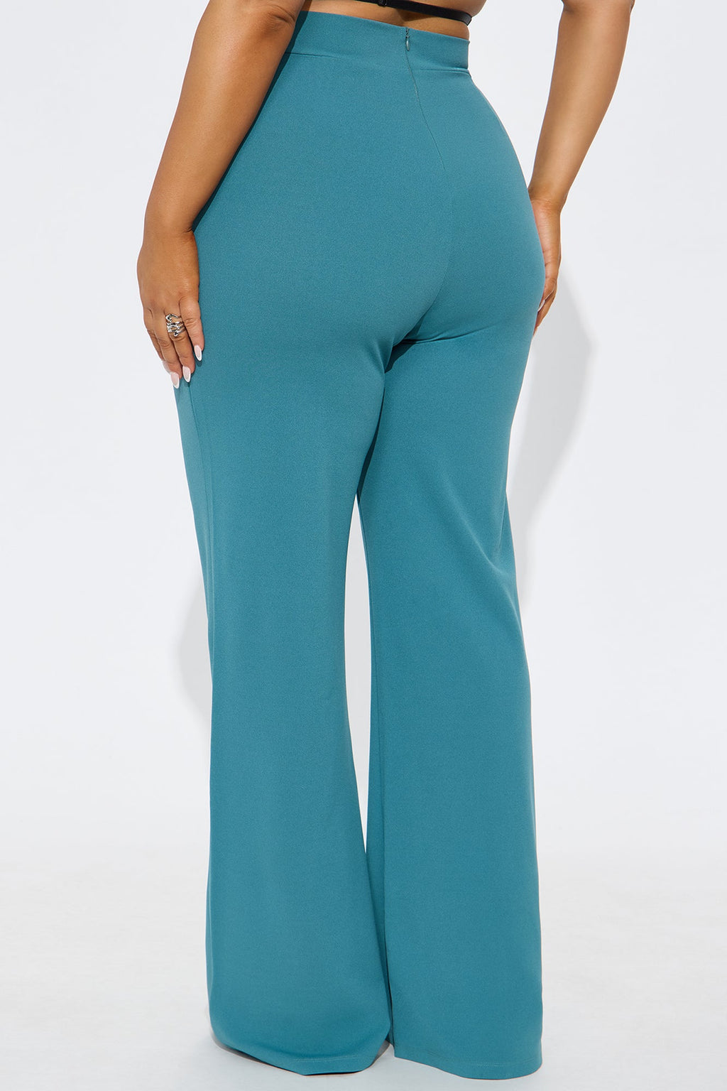 Call It Even Wide Leg Dress Pants - Jade