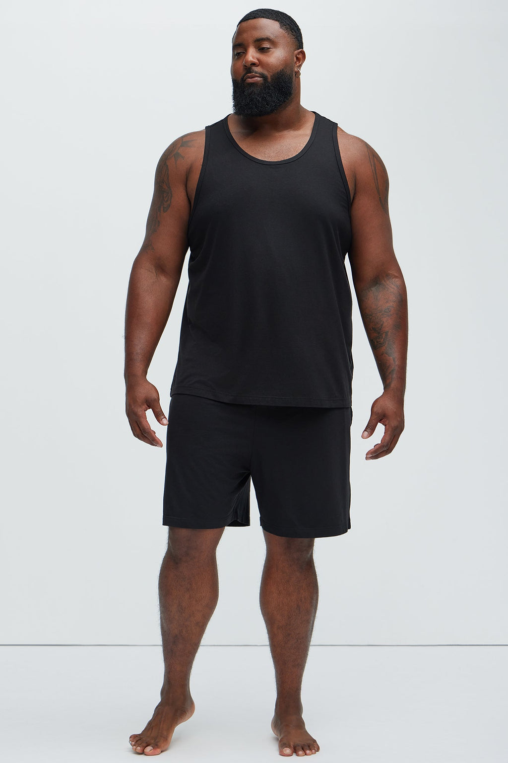 Essential Modal Lounge Shorts - Black