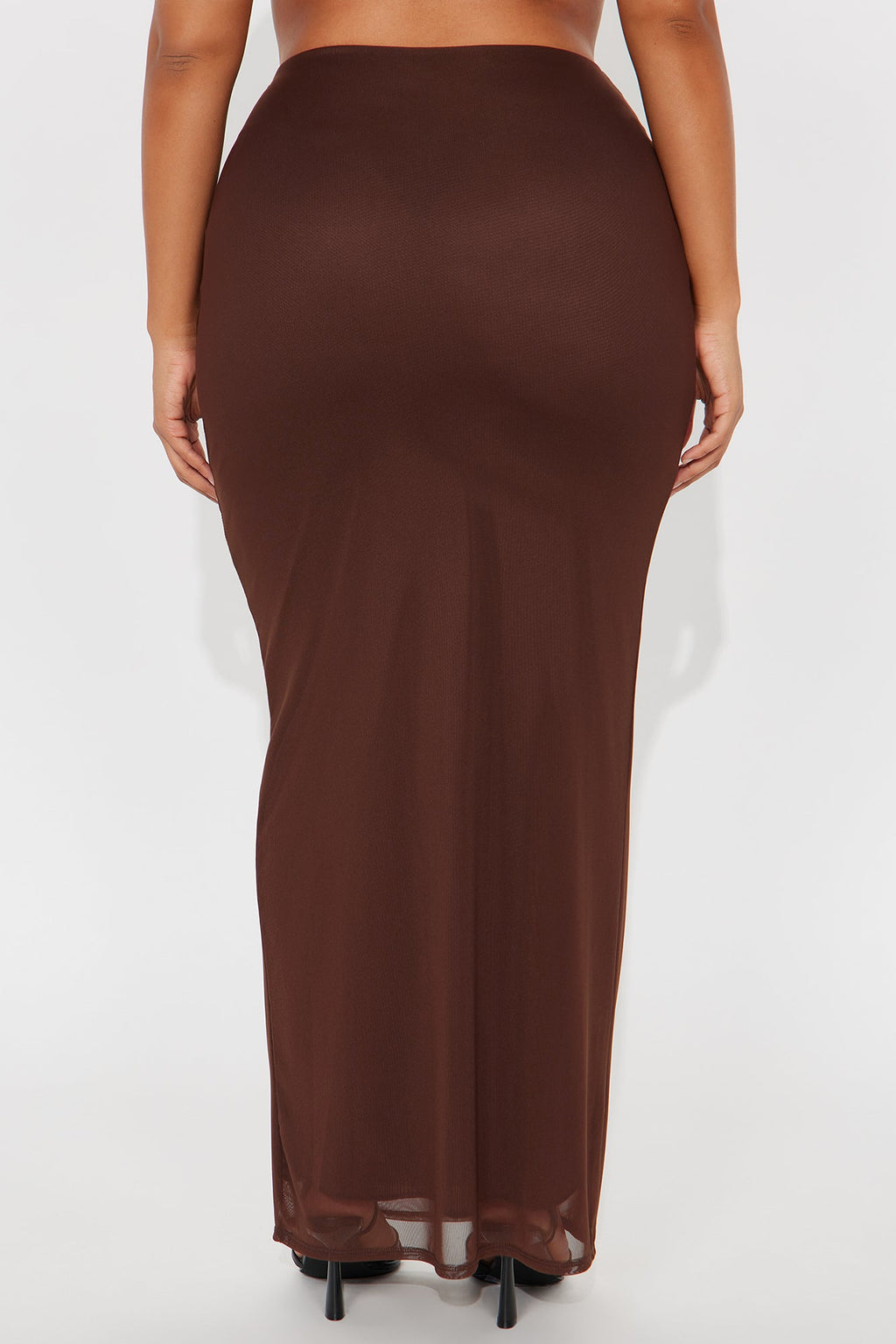 Emmeline Mesh Maxi Skirt - Chocolate