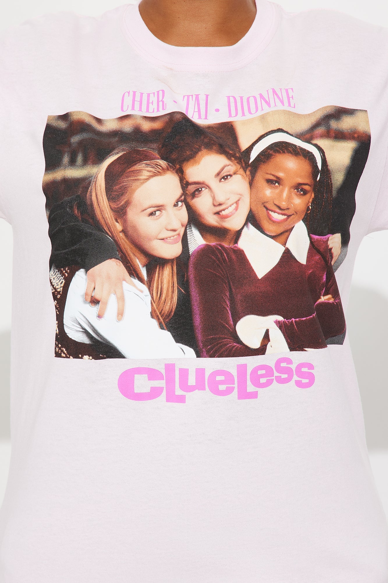 Clueless Talk 90s To Me Tee - Light Pink