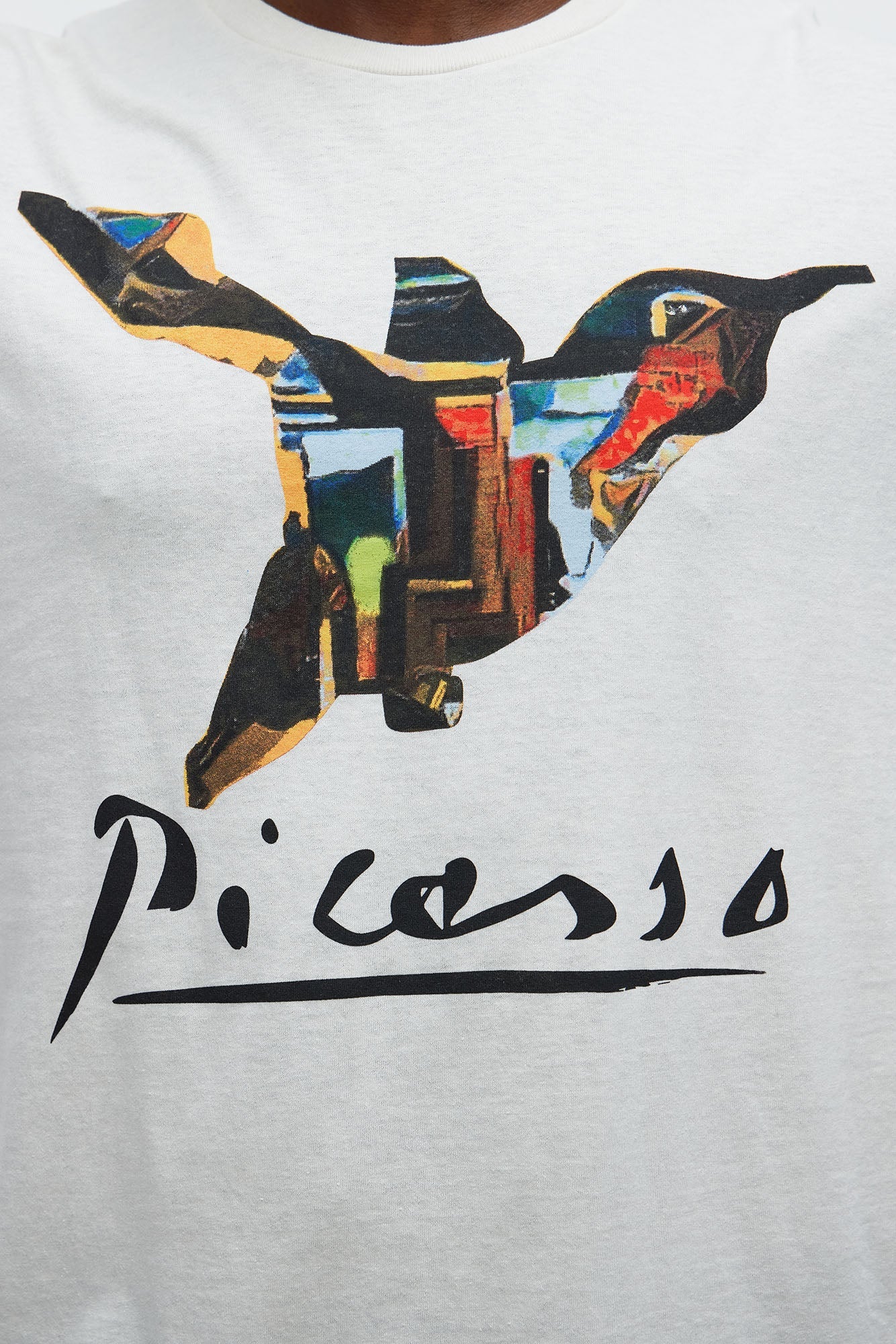 Picasso A La Hummingbird Short Sleeve Tee - Natural