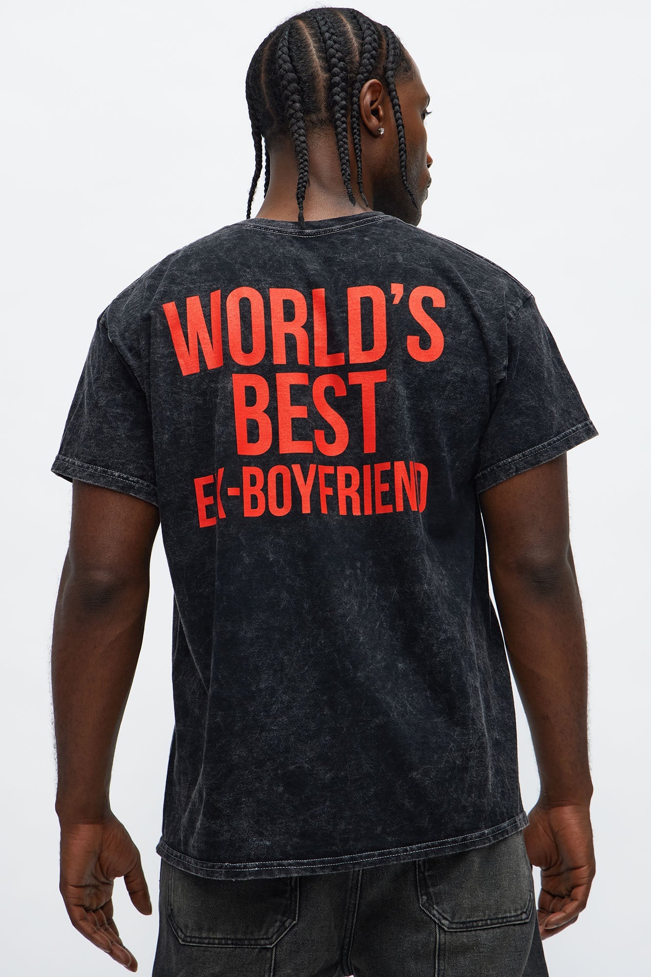 World's Best Ex-Boyfriend Short Sleeve Tee - Black Wash