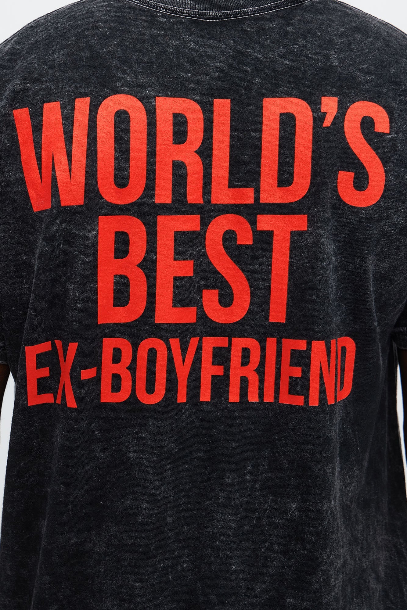 World's Best Ex-Boyfriend Short Sleeve Tee - Black Wash