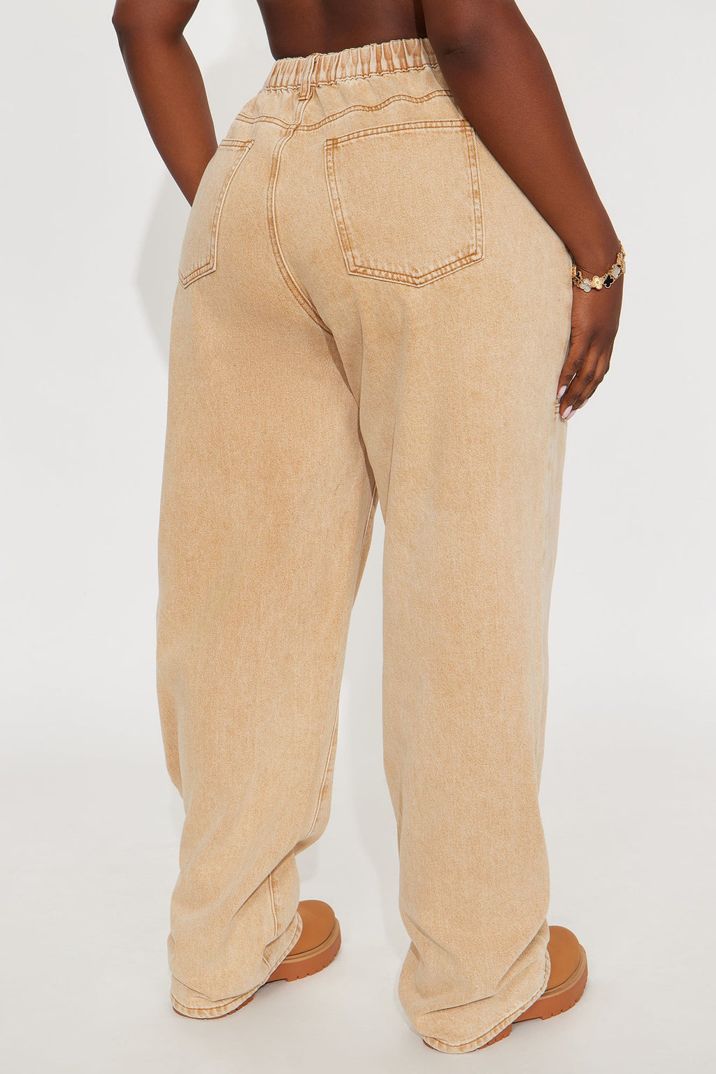 Remi Wide Leg Jogger - Khaki