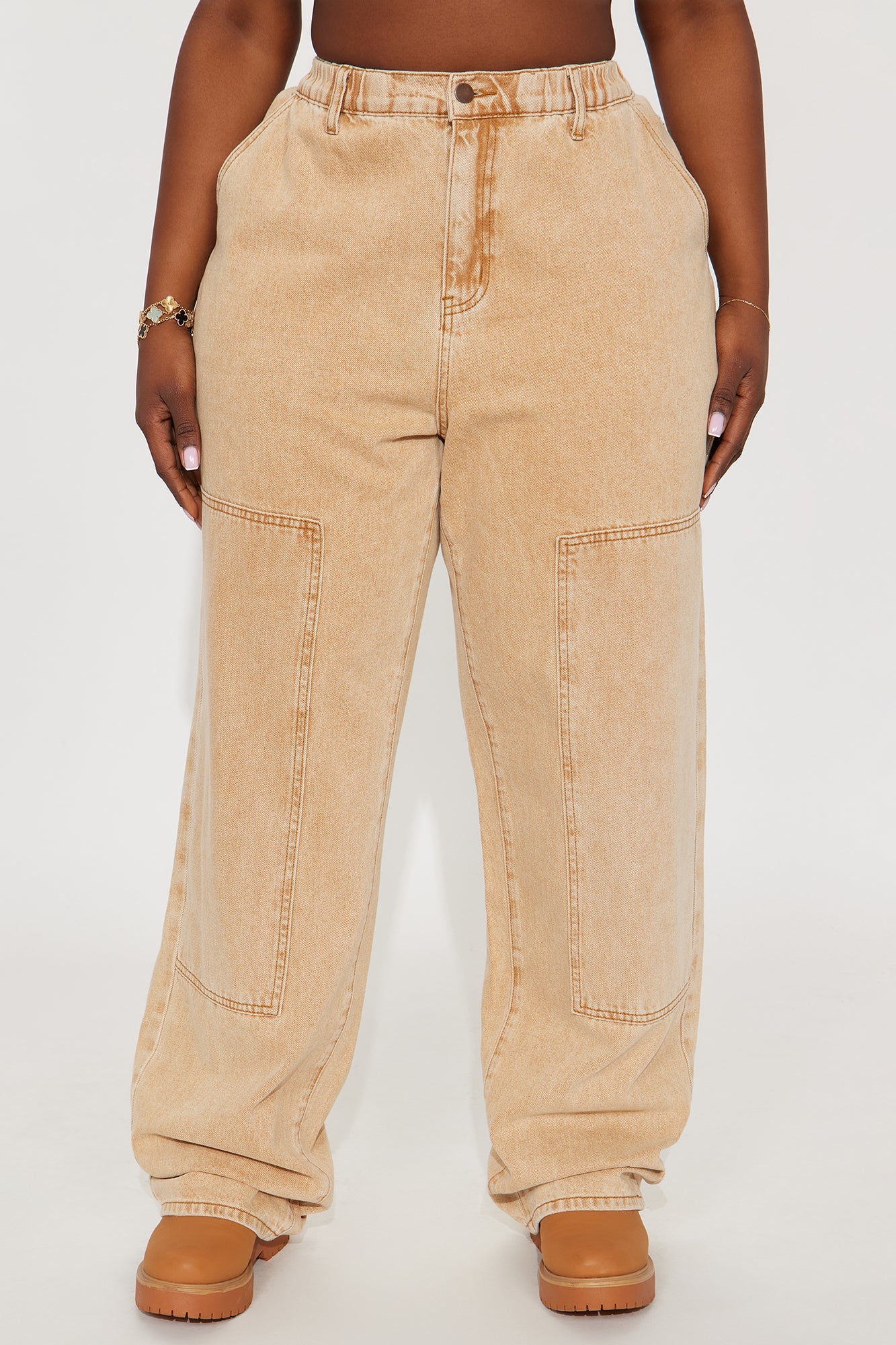 Remi Wide Leg Jogger - Khaki