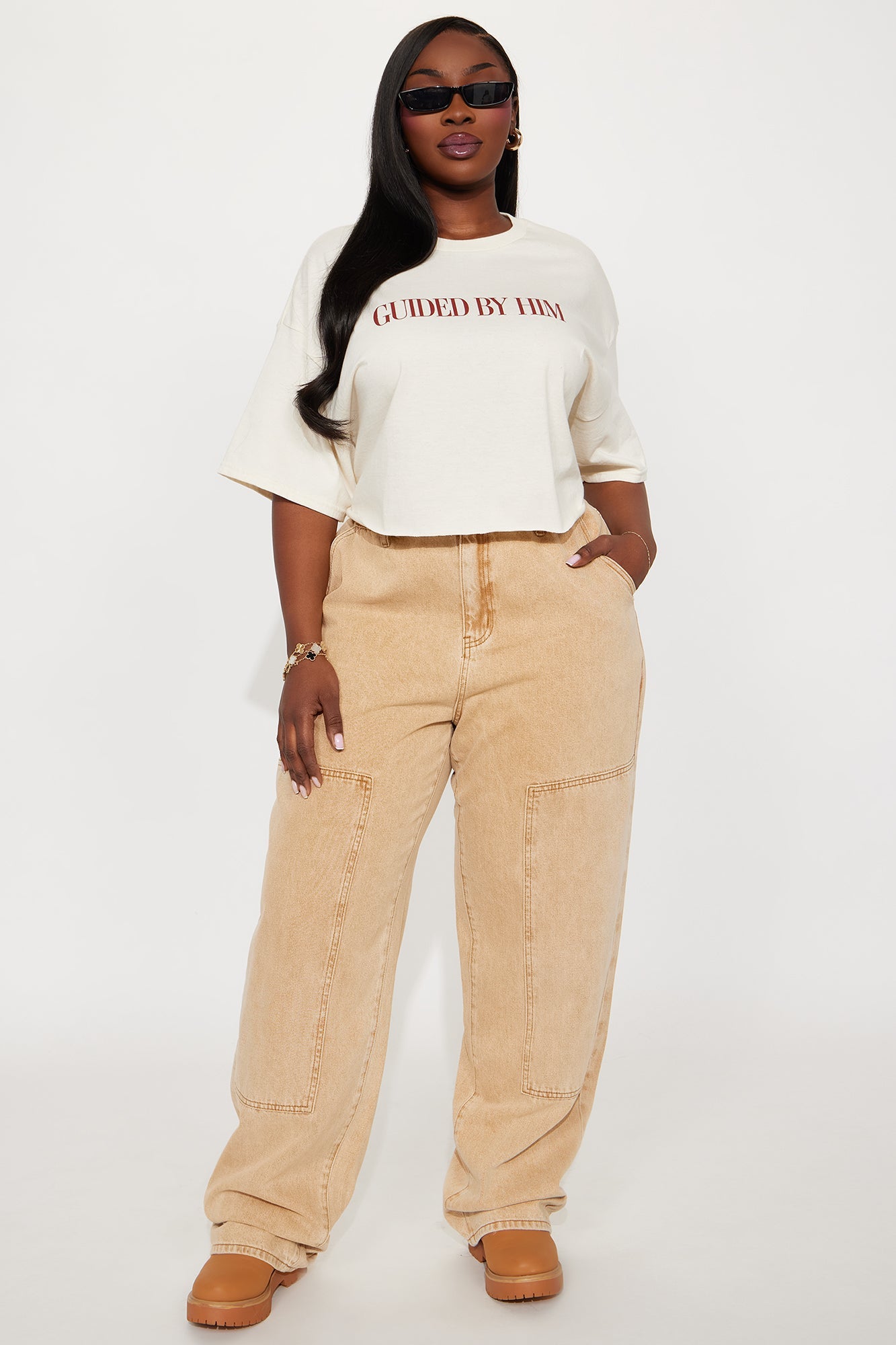 Remi Wide Leg Jogger - Khaki