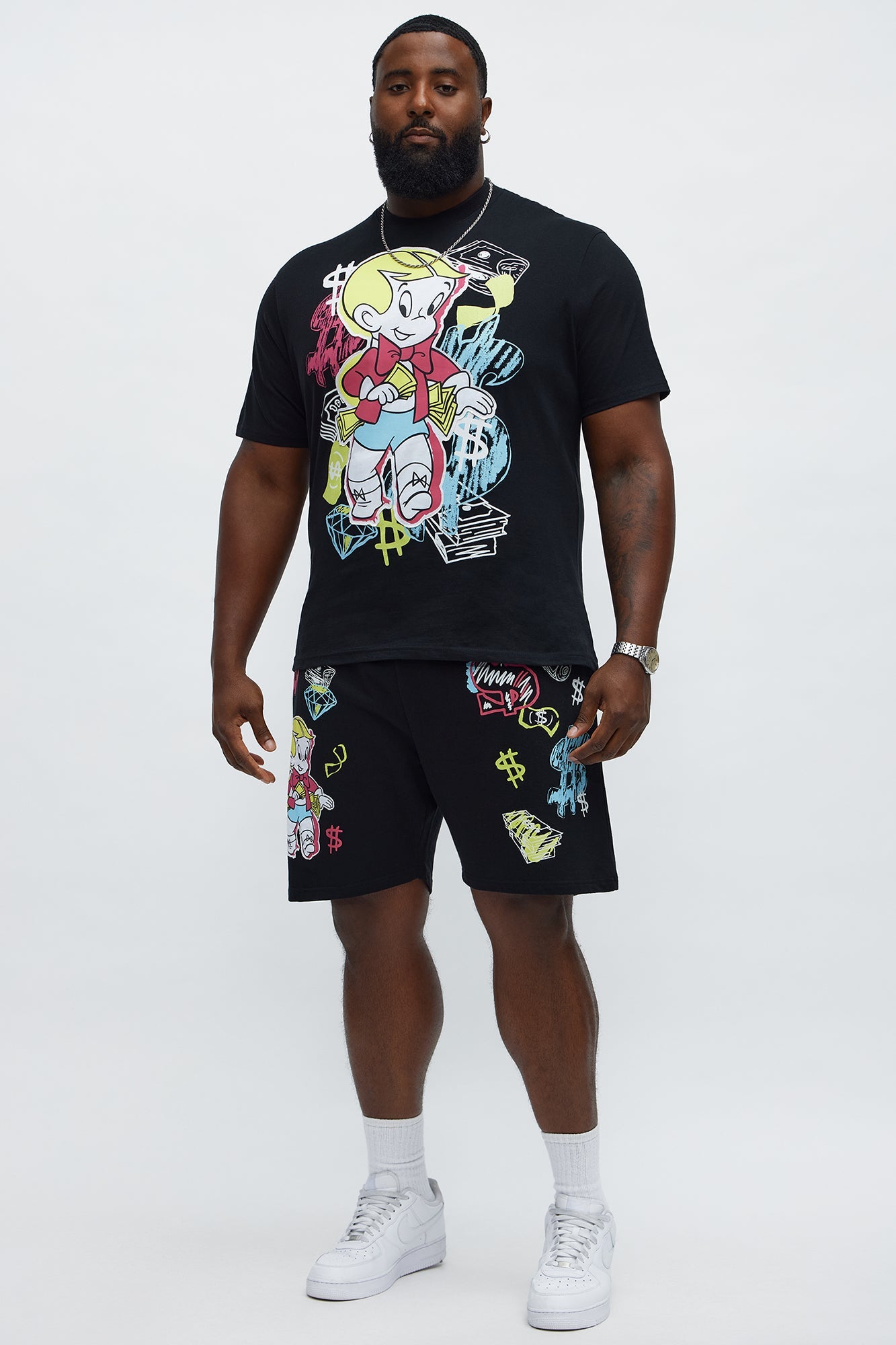 Richie Rich $ign Short Sleeve Tee - Black