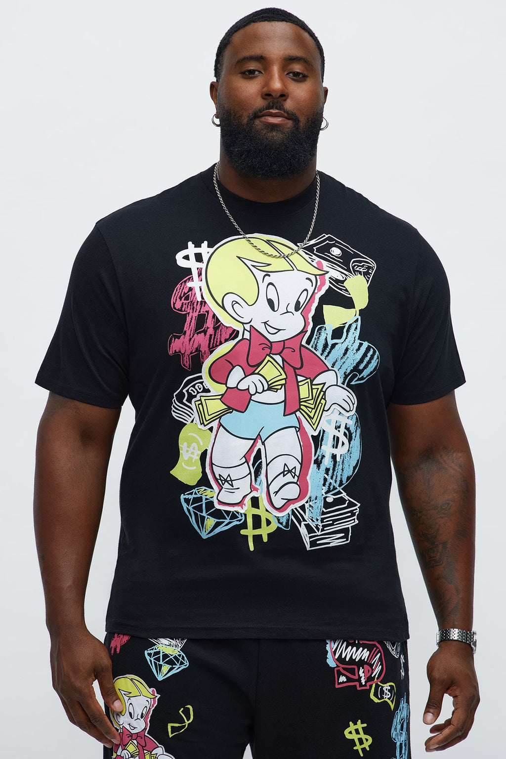 Richie Rich $ign Short Sleeve Tee - Black