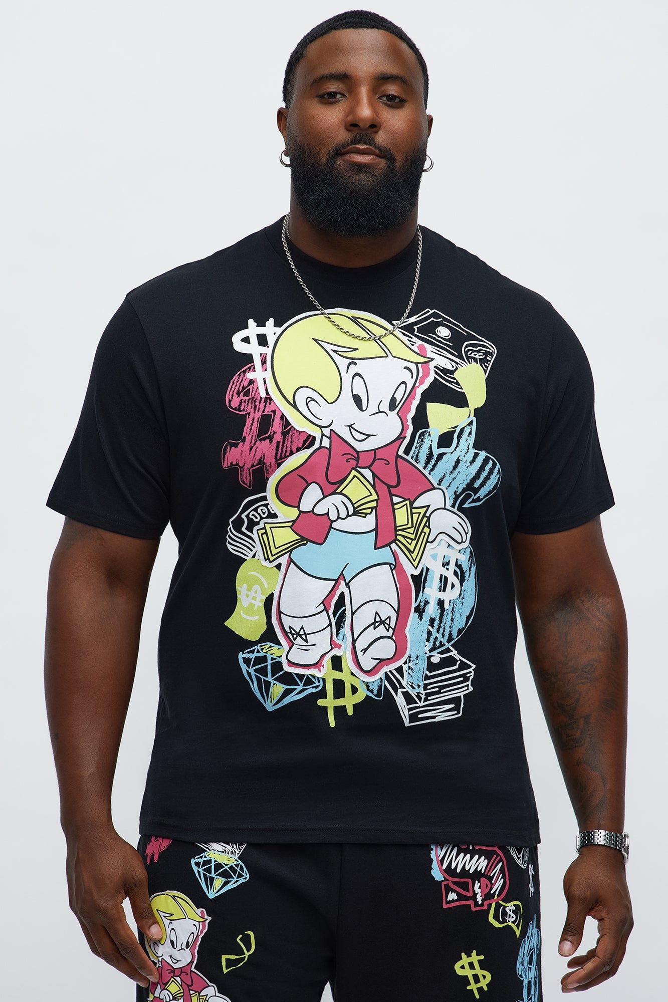 Richie Rich $ign Short Sleeve Tee - Black