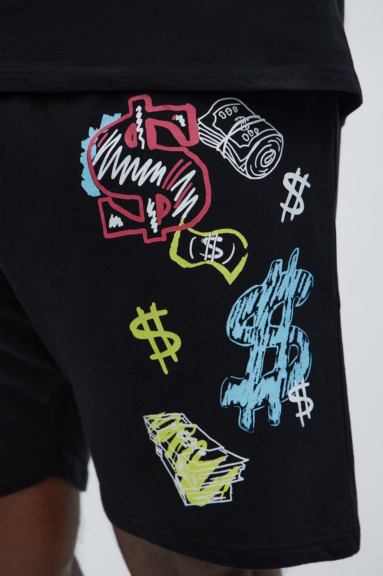 Richie Rich $ign Sweatshorts - Black