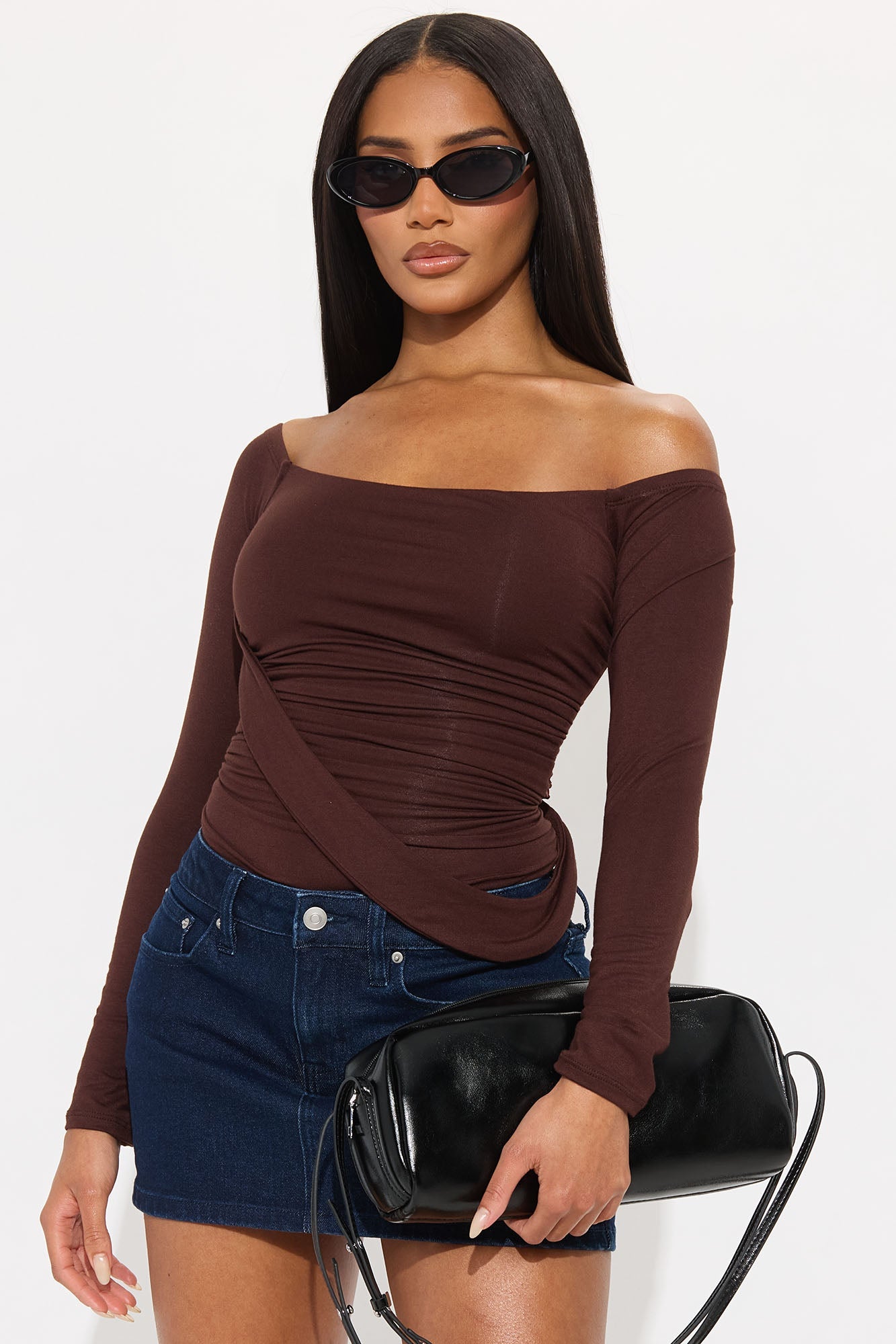 The OG Denim Micro Mini Skirt - Rinse Blue Wash