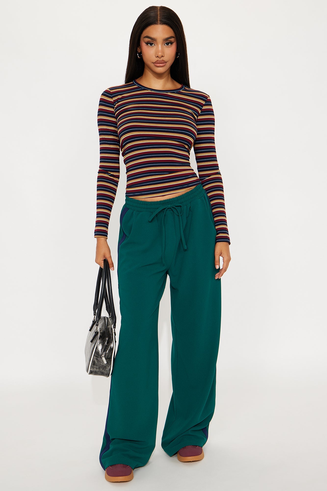 Point Of View Track Trouser Pant - Hunter Green