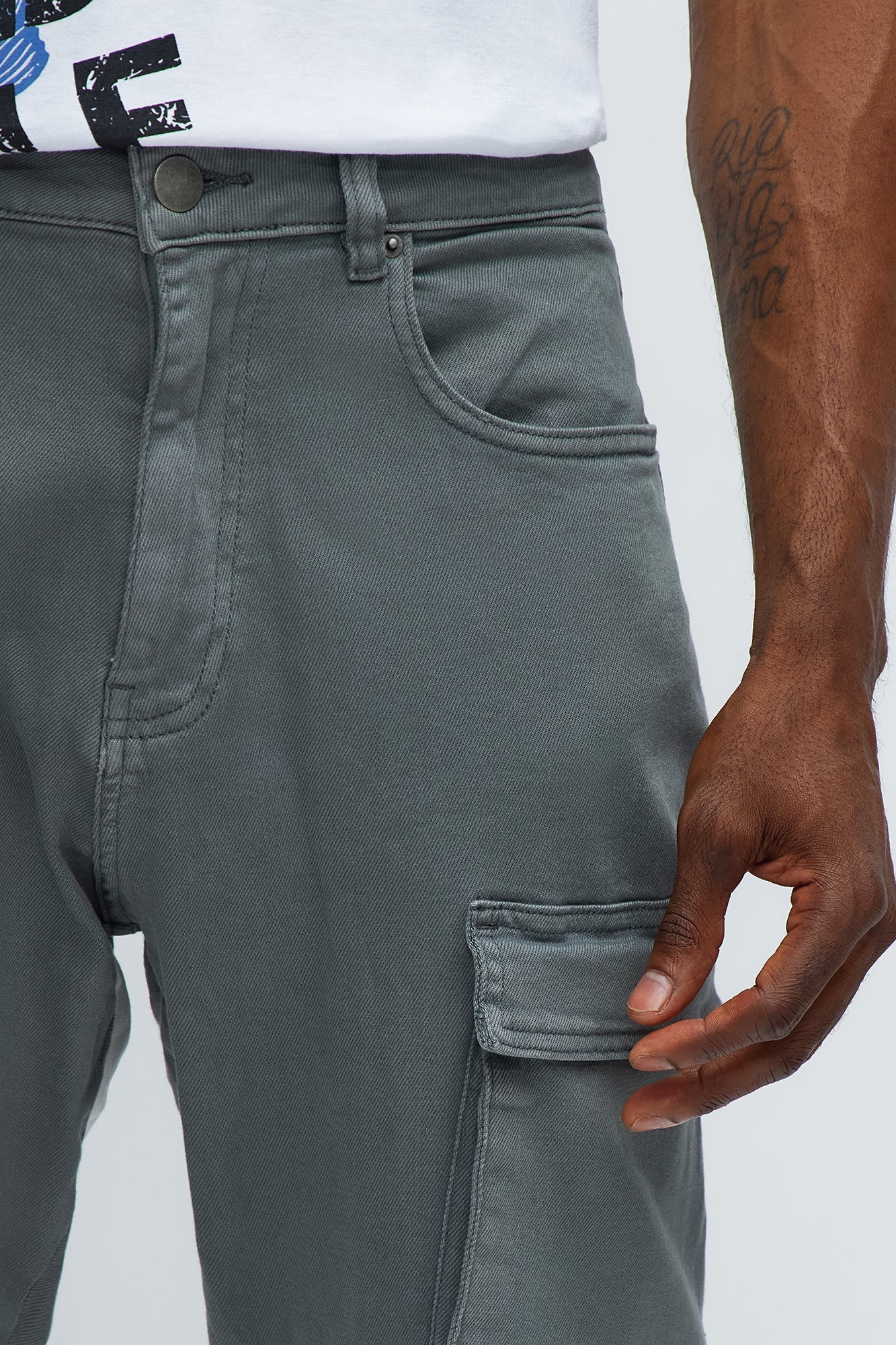 Slim Double It Up Cargo Pants - Sage