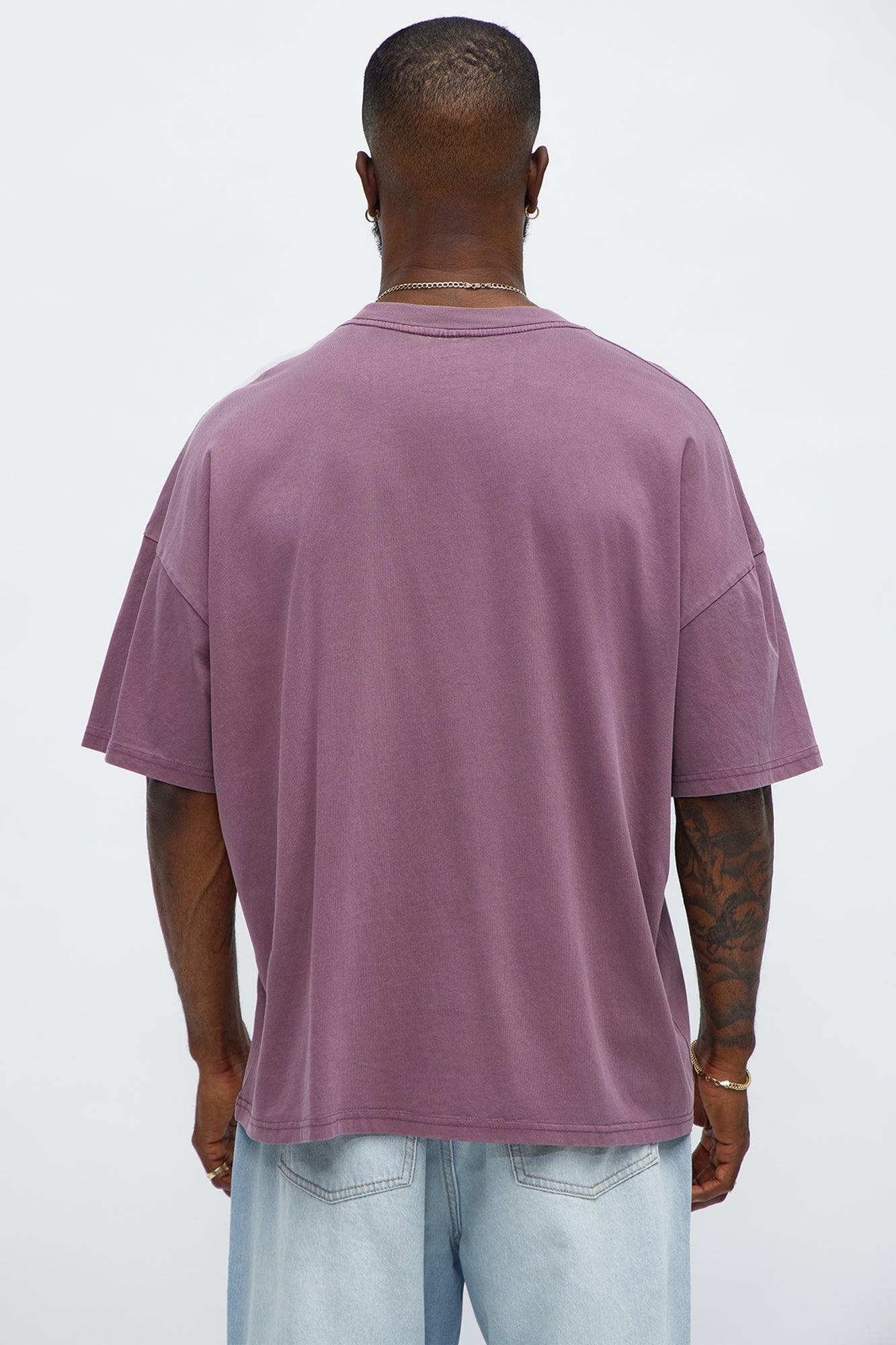 Heartbreaker University Oversized Short Sleeve Tee - Purple