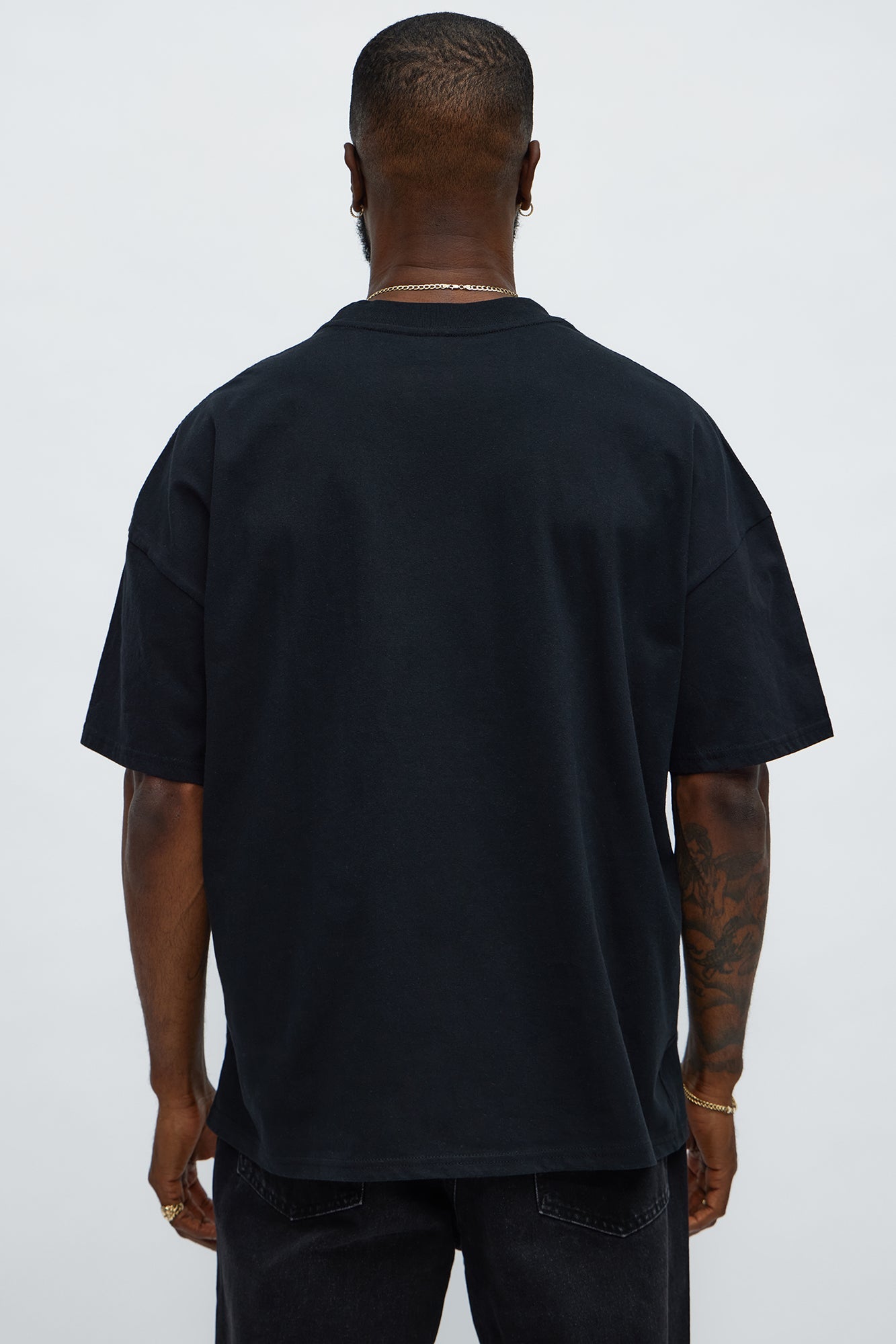 How We Chill From 93 Till Oversized Short Sleeve Tee - Black
