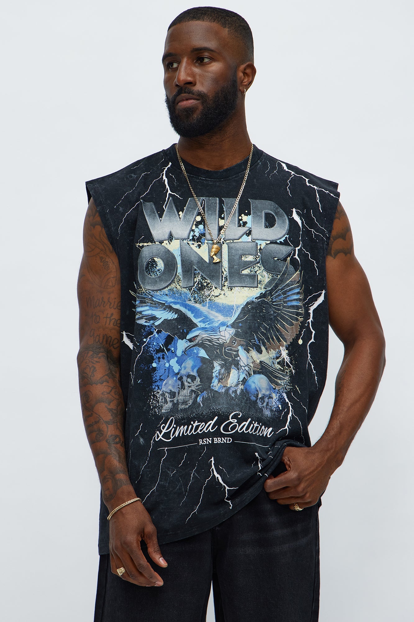 Wild Ones Muscle Tee - Black