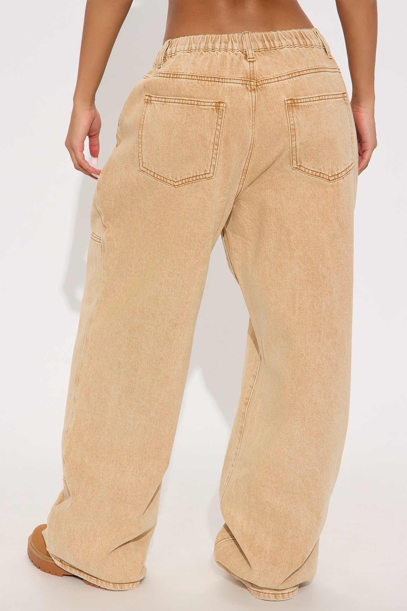 Remi Wide Leg Jogger - Khaki