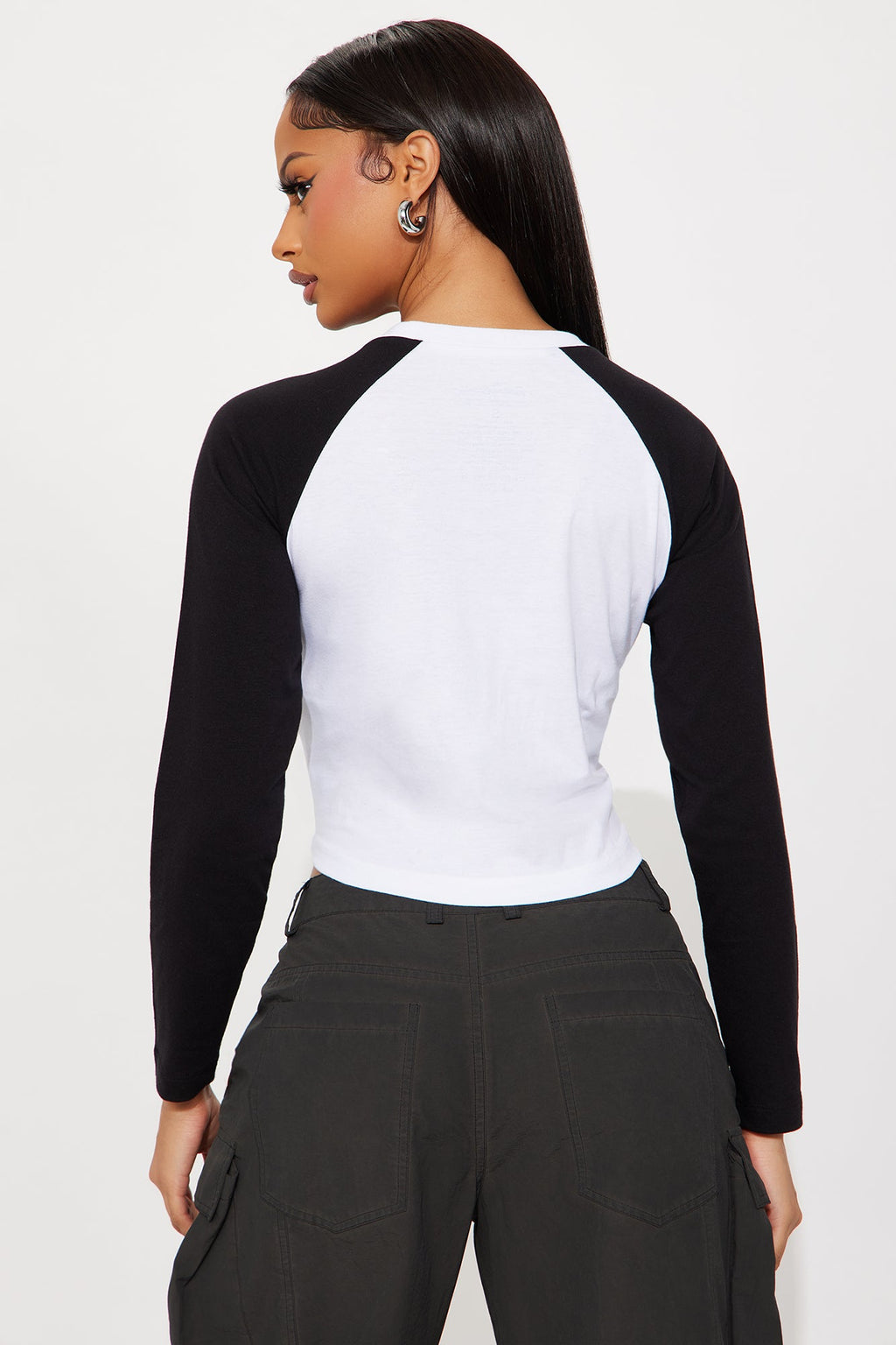 The Rolling Stones Long Sleeve Raglan - White