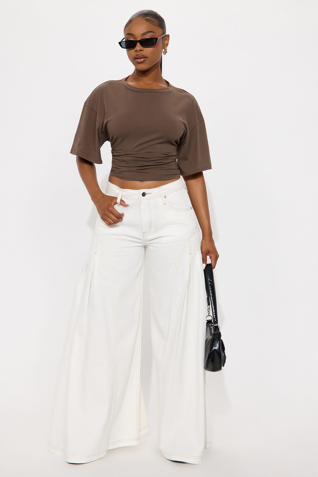 Alicante Wide Leg Jeans - White
