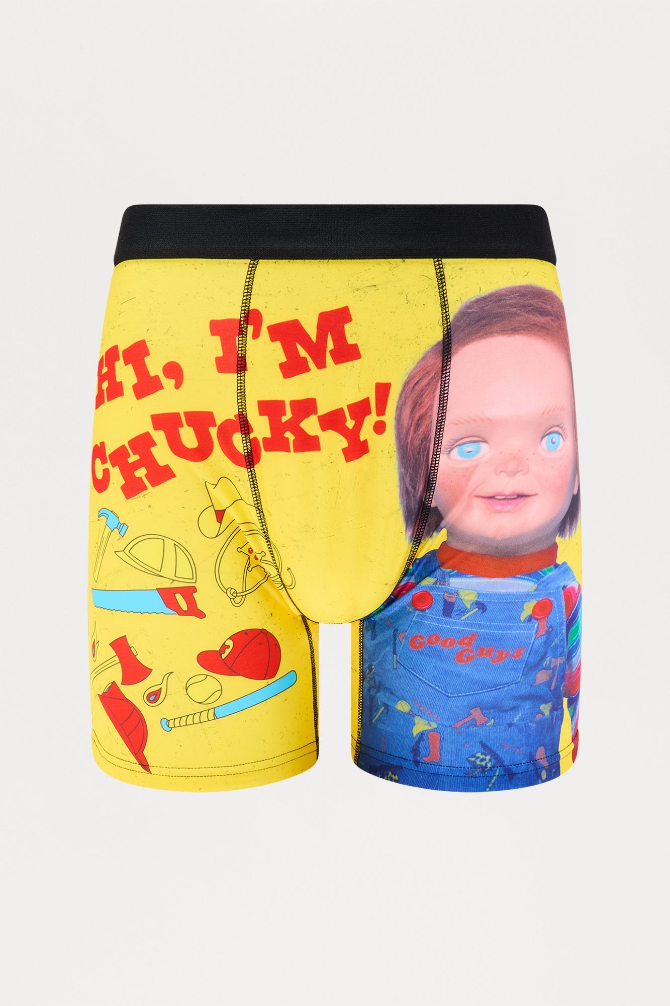 VHS Packaged Chucky Boxer Brief - Yellow