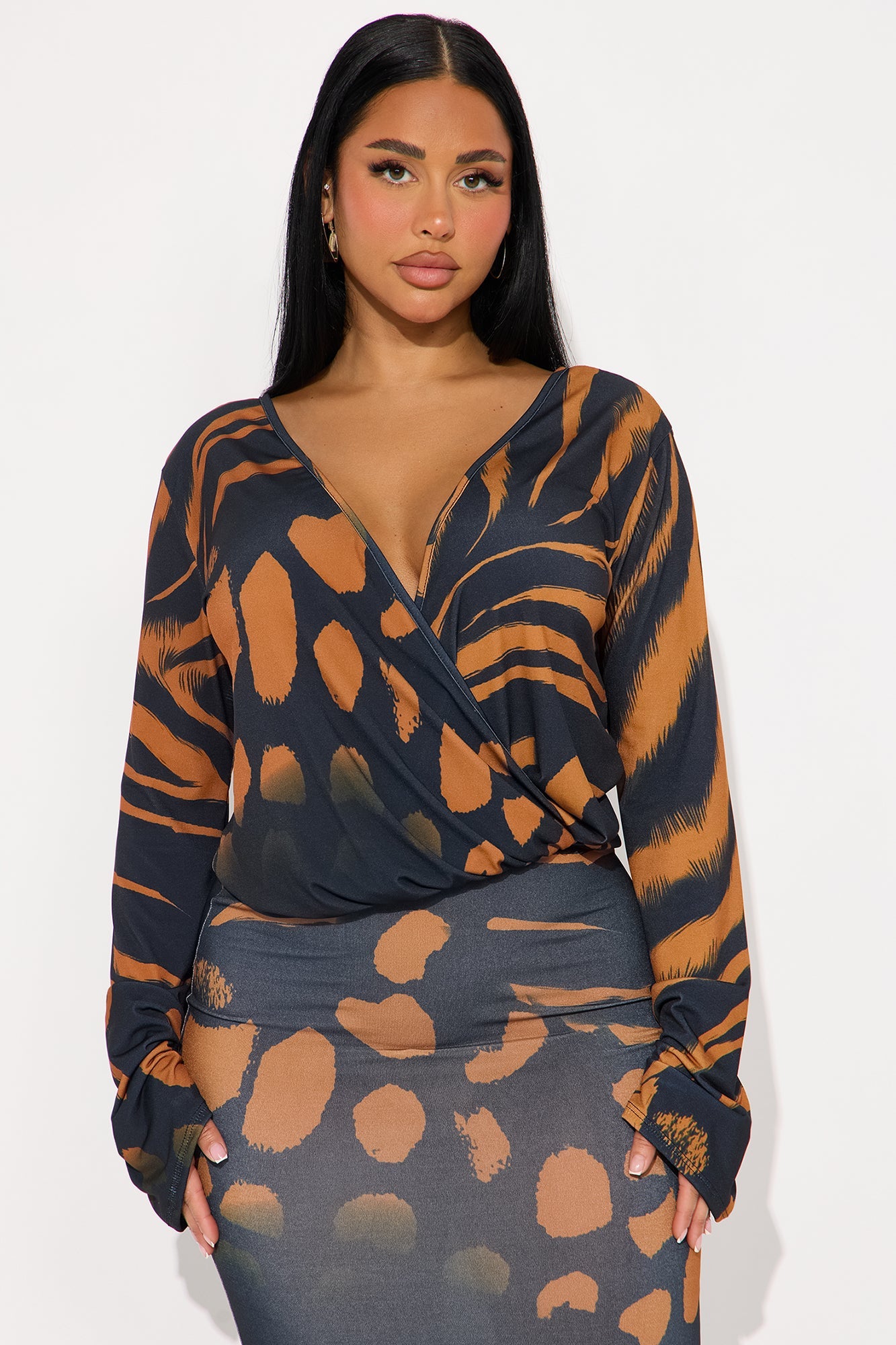 After Hours Backless Maxi Dress - Black/combo