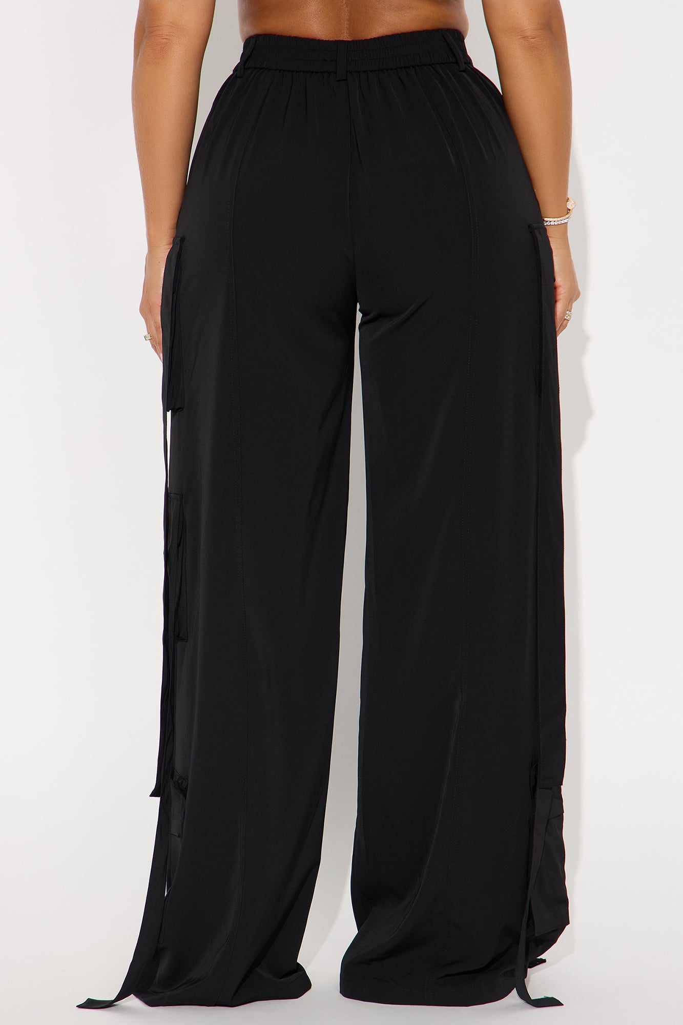 Archive Me Cargo Wide Leg Pant - Black