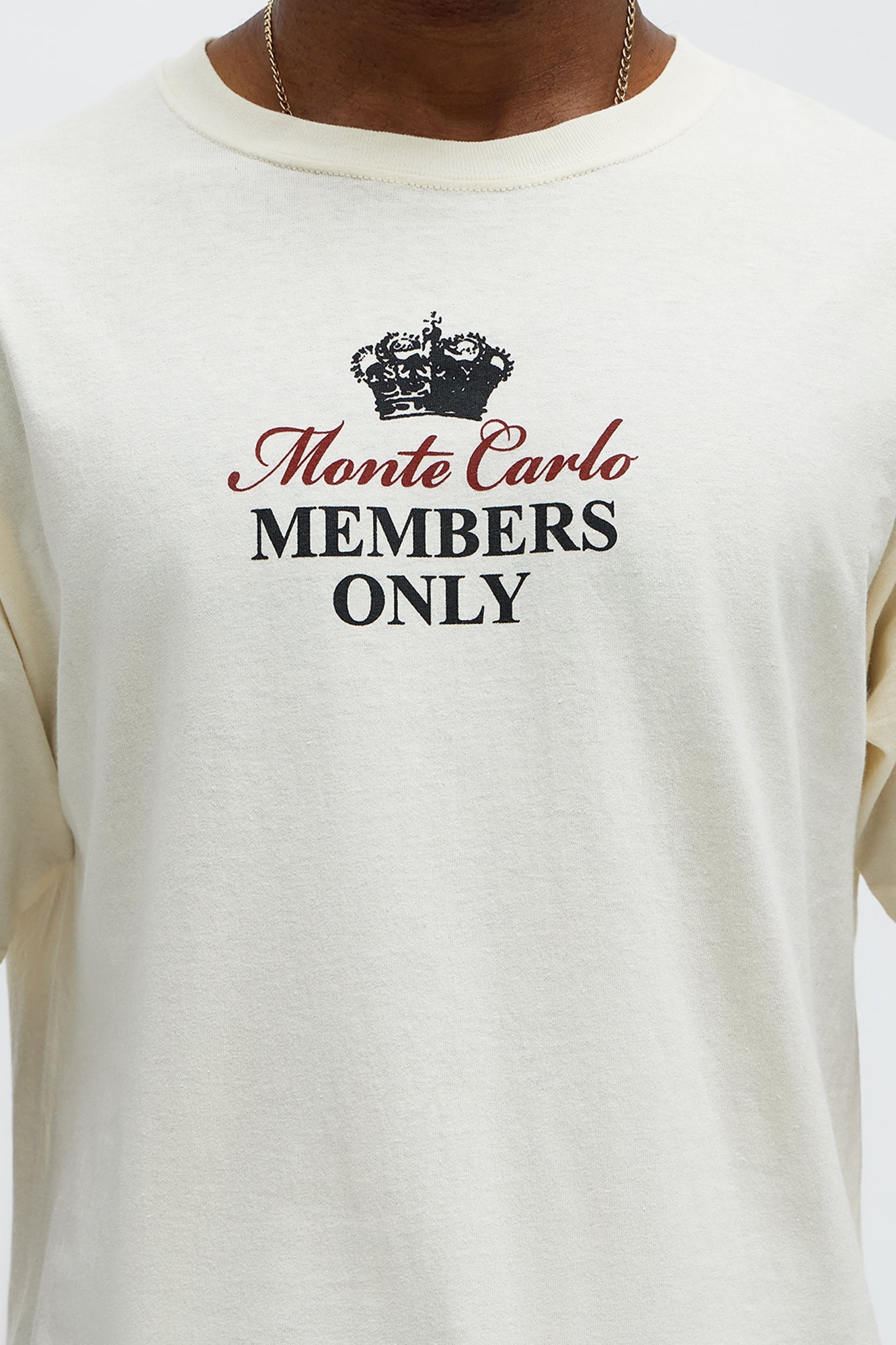 Monte Carlo Royal Club Short Sleeve Tee - Natural