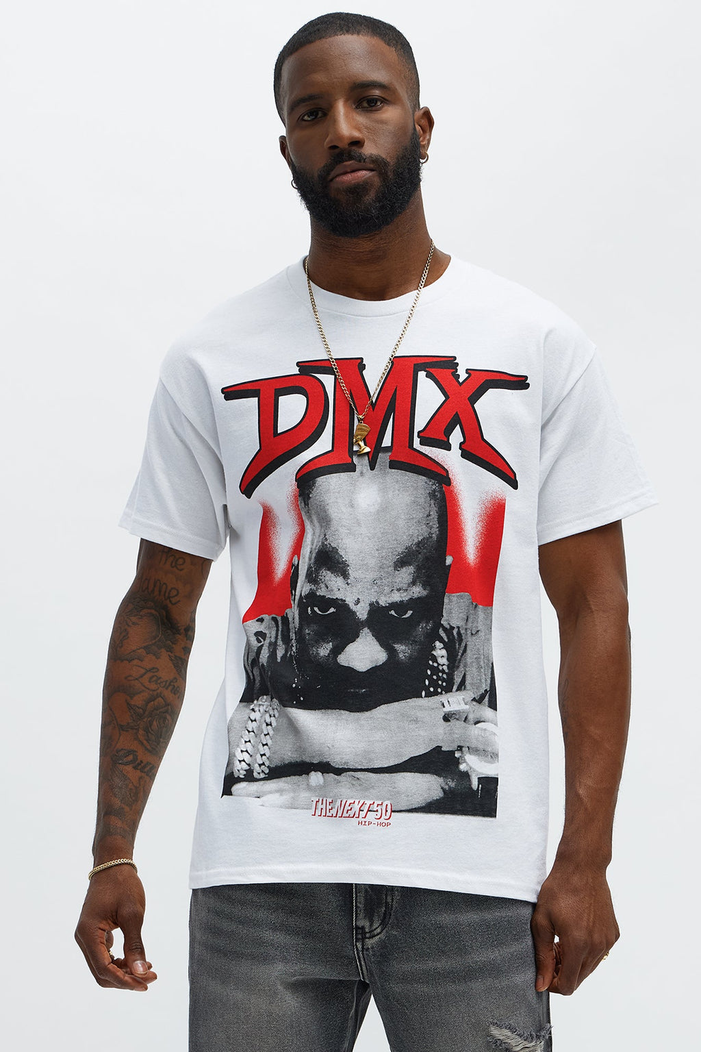 DMX The Next 50 Short Sleeve Tee - White