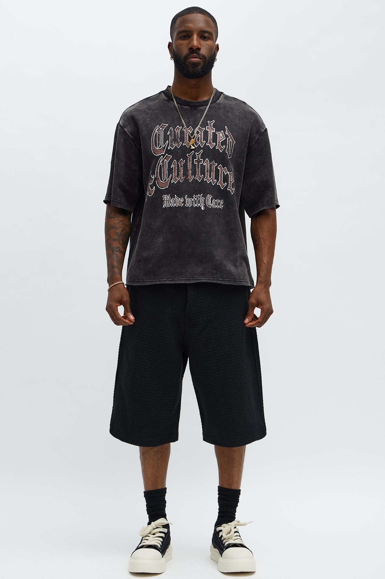 Tyson Curated Short Sleeve Tee - Black Wash